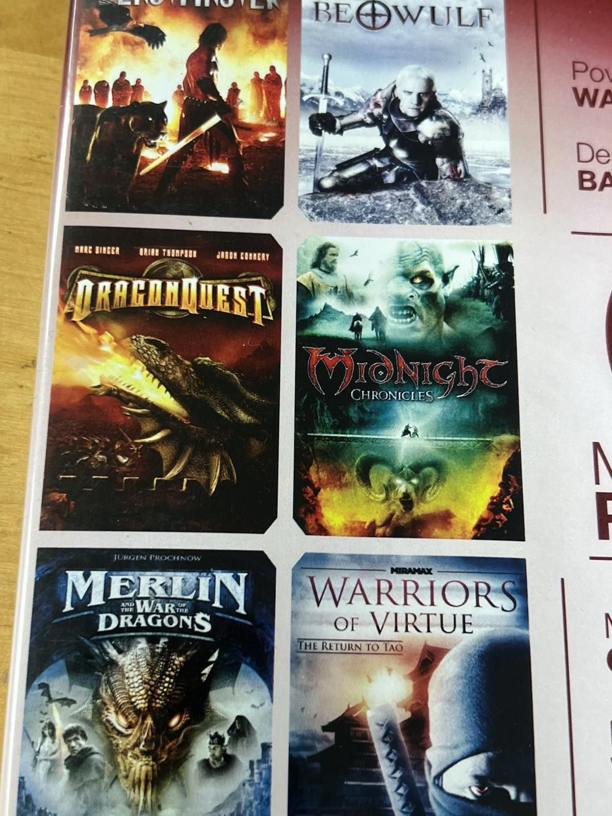 Other 6-Movie Pack: Fantasy Action - DVD - GOOD Size ONE SIZE - 3 Thumbnail