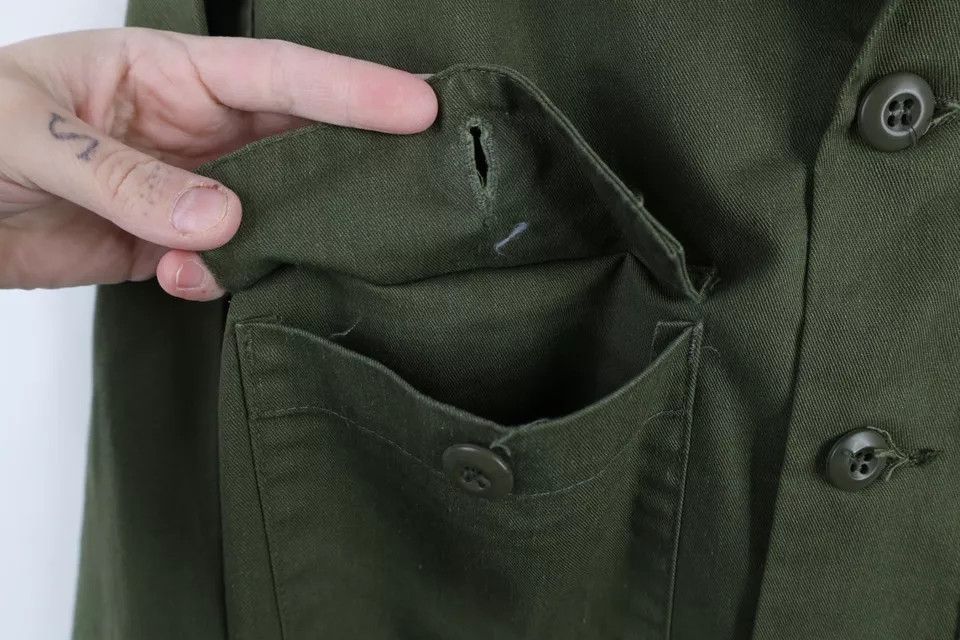 Vintage Vintage 70s Vietnam War Army Utility Durable Press Shirt USA Size US M / EU 48-50 / 2 - 9 Thumbnail