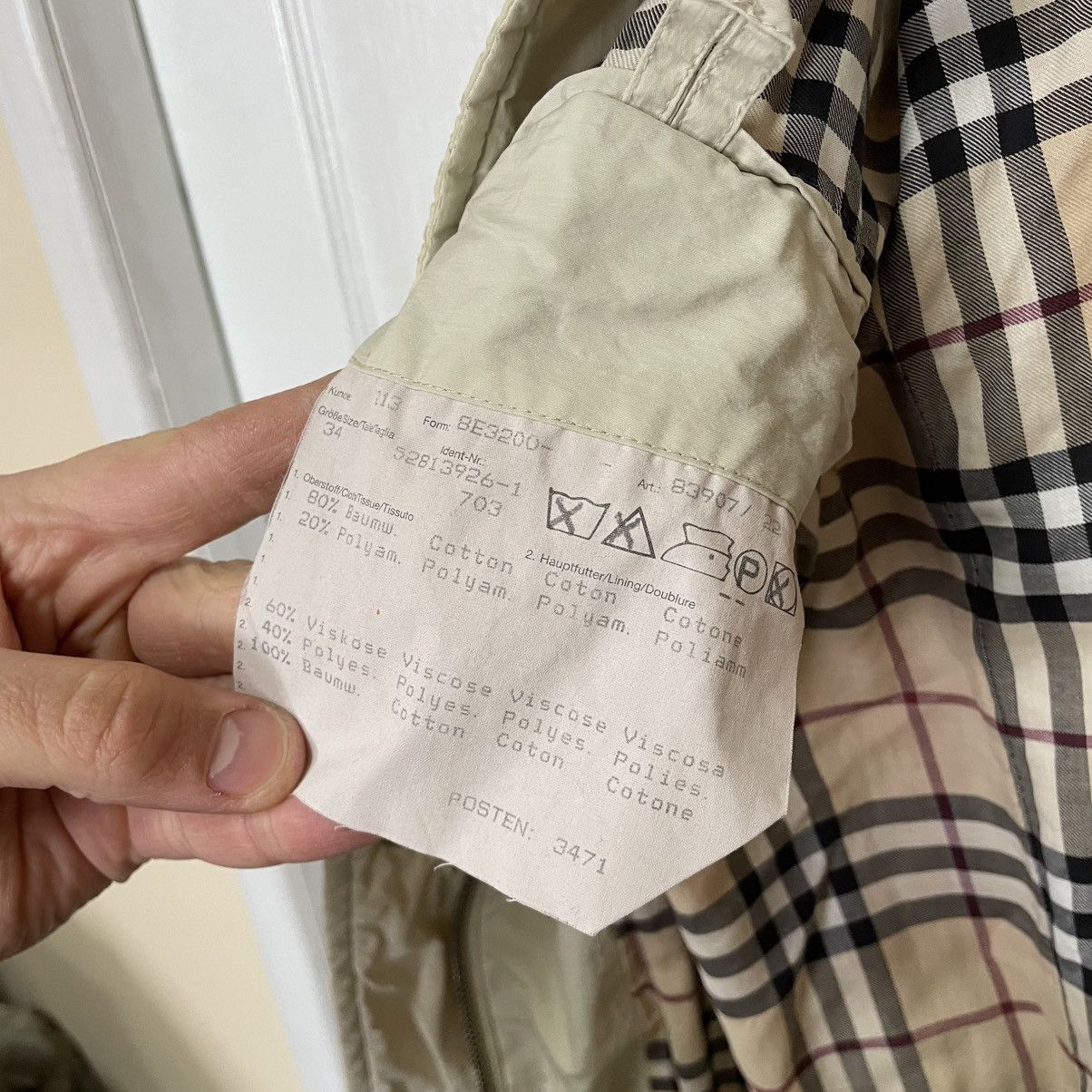 Burberry × Vintage Burberry quilted jacket 90s bomber coat trench old nova Size S / US 4 / IT 40 - 4 Thumbnail