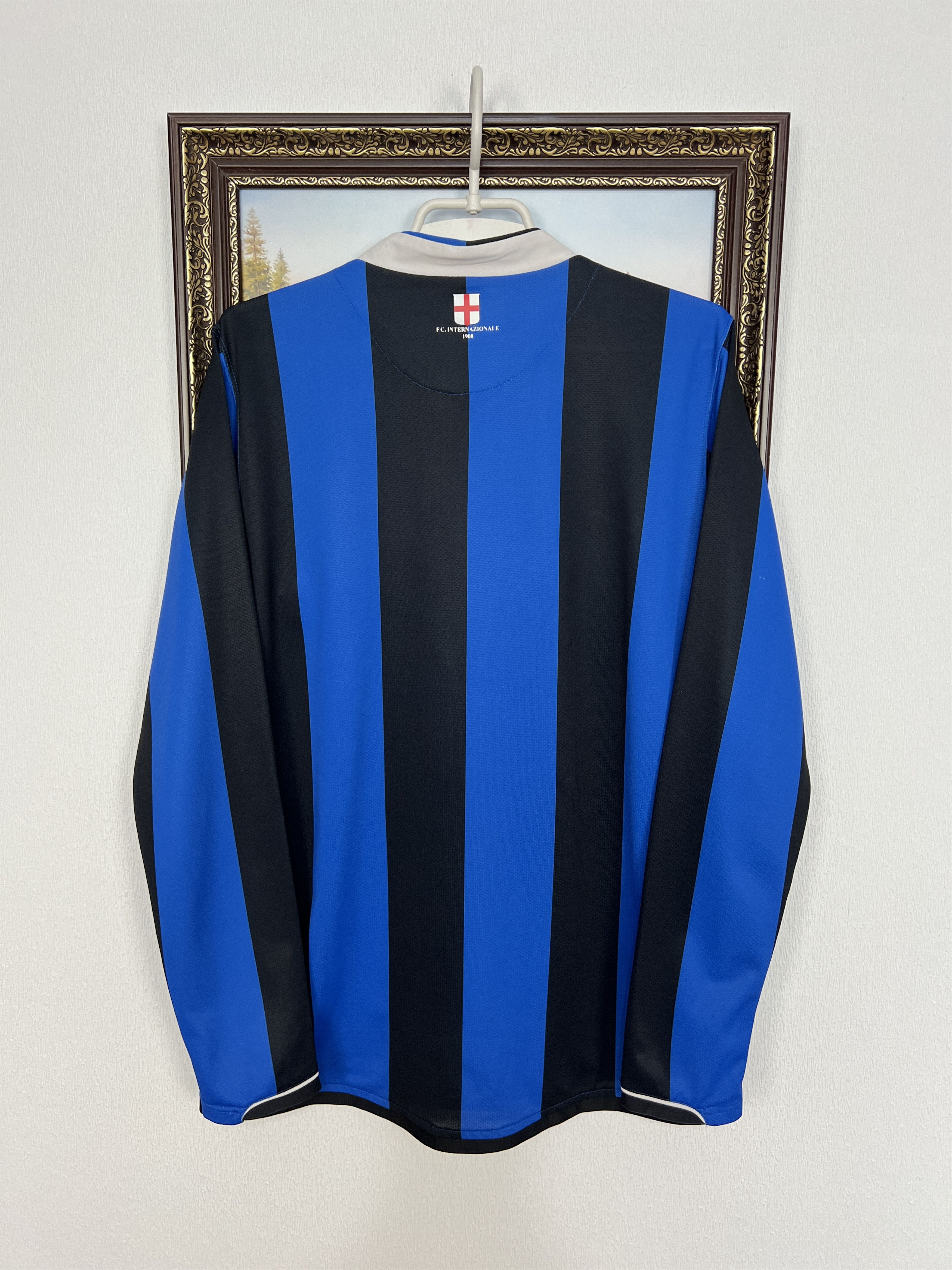 Nike Inter Milan football shirt Soccer Maglia Long Sleeve Jersey Size US M / EU 48-50 / 2 - 9 Thumbnail