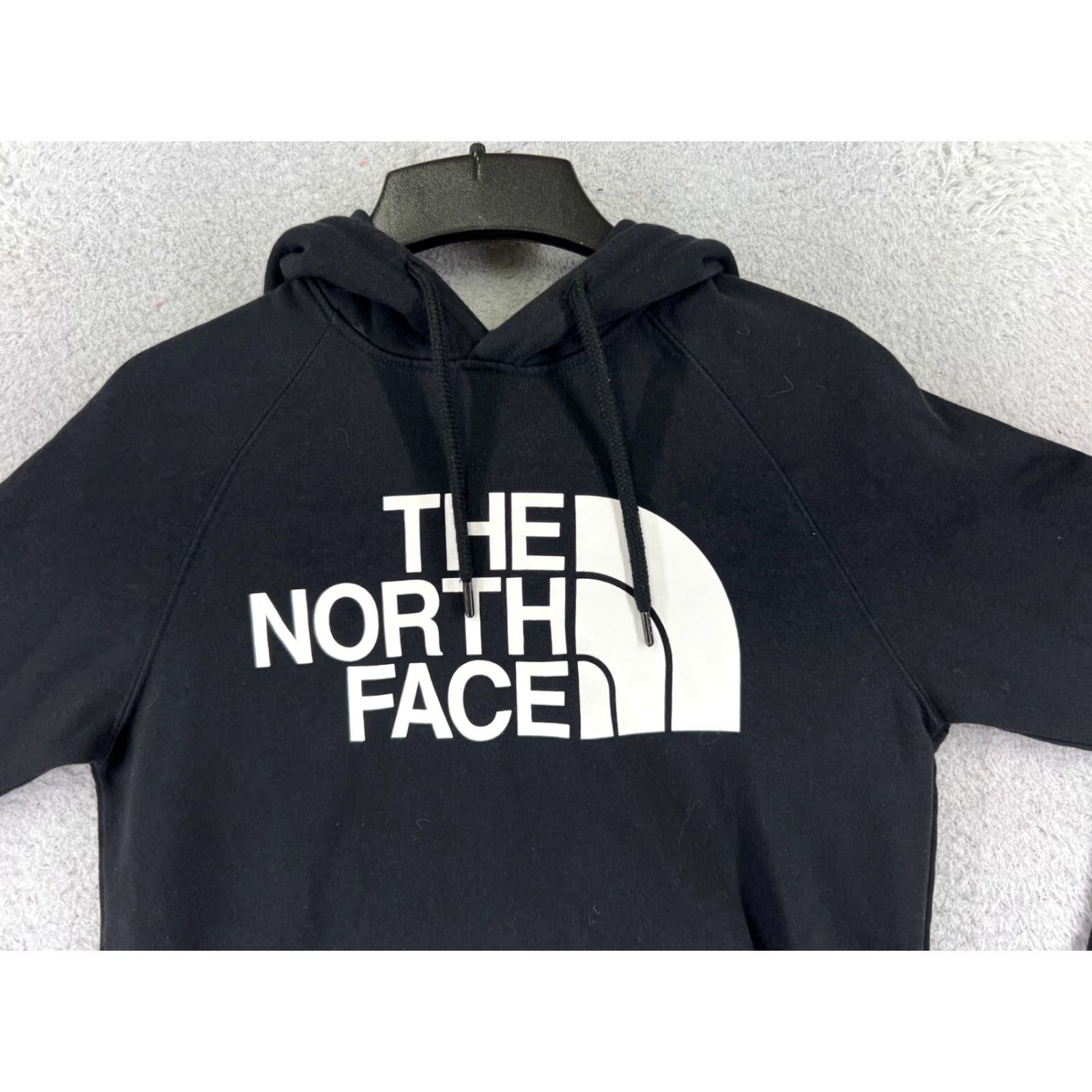 The North Face The North Face Hoodie Womens S Black Pullover Pockets Cotton Logo Read Mens Size S / US 4 / IT 40 - 4 Thumbnail