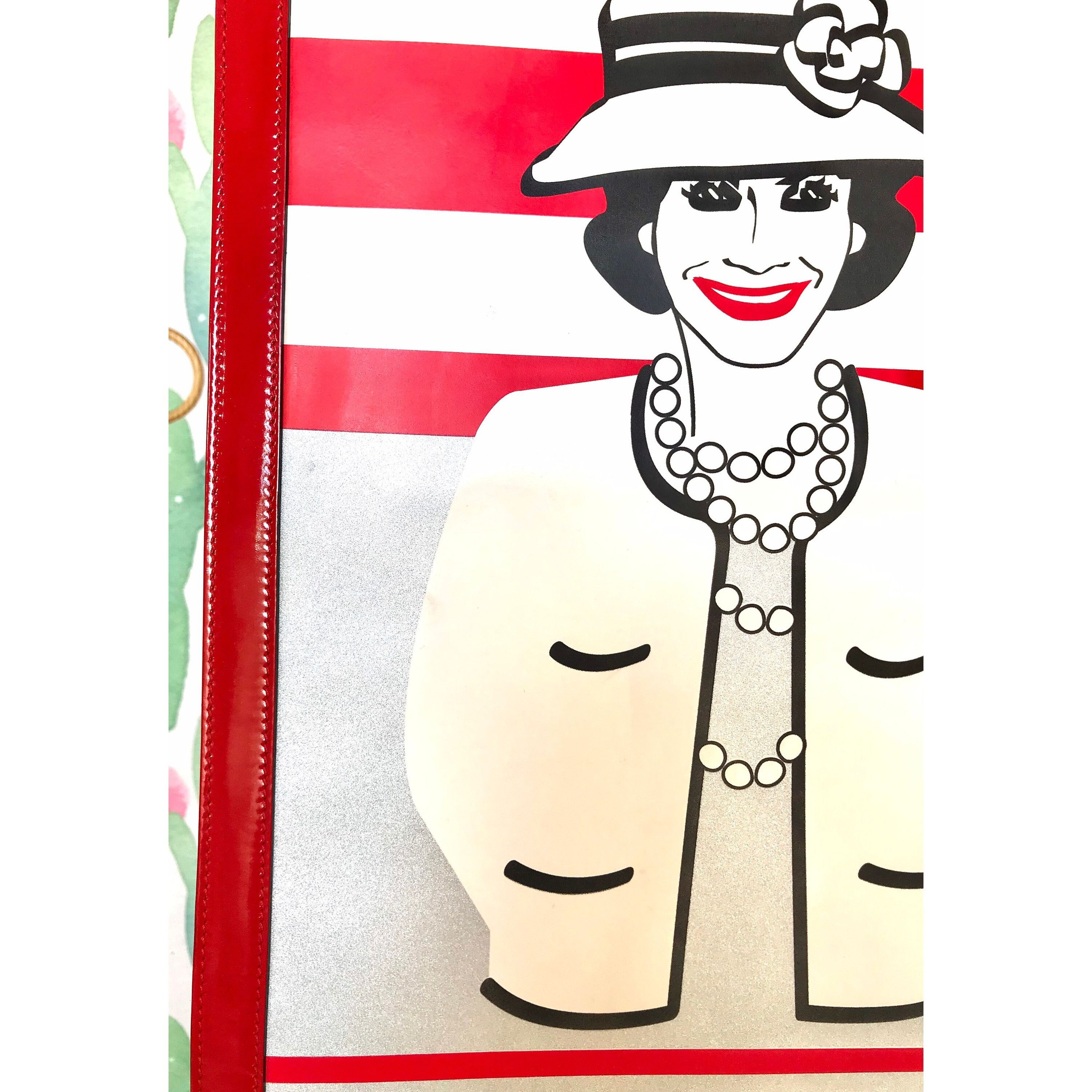 Chanel Vintage CHANEL patent illustration, Gabrielle portrait bag Size ONE SIZE - 5 Thumbnail