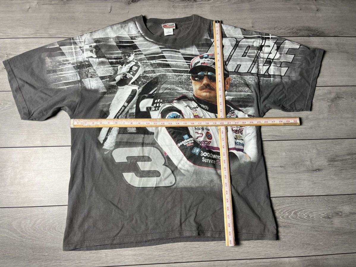 NASCAR 1990s DALE EARNHARDT AOP VINTAGE GRAPHIC TEE NASCAR GRAIL Size US XXL / EU 58 / 5 - 6 Thumbnail