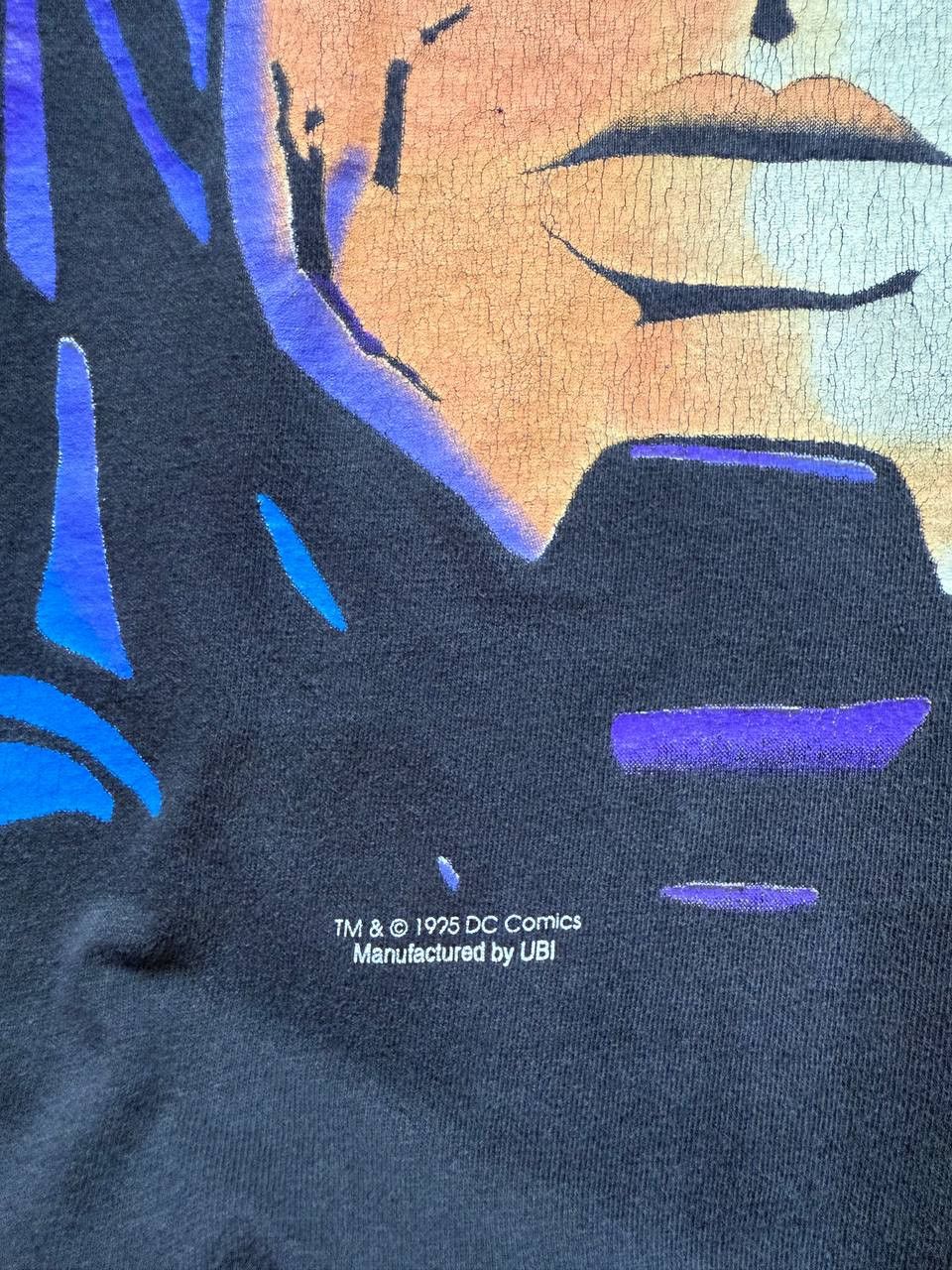 Vintage Very Rare Vintage 90s Batman Big Head Tshirt Size US L / EU 52-54 / 3 - 4 Thumbnail