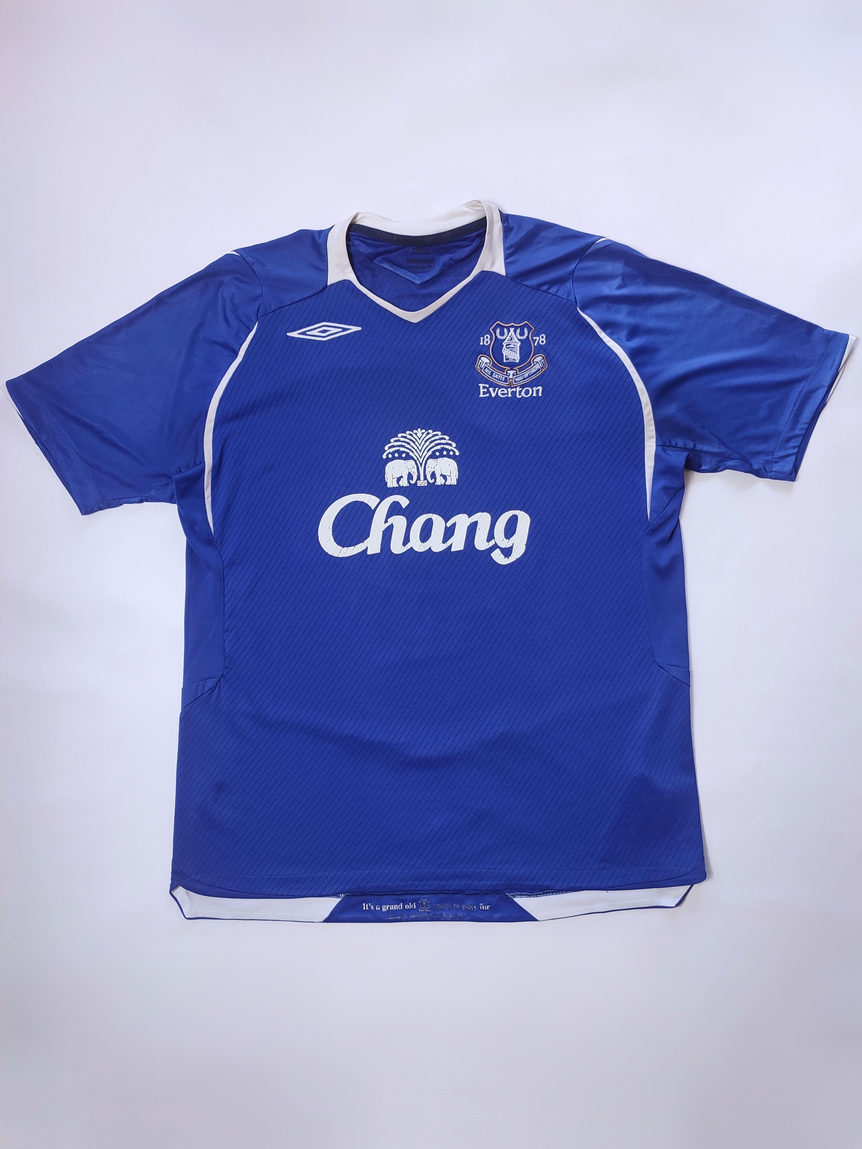 Vintage Everton FC 2008-2009 Home Jersey Arteta 10 Umbro Size US M / EU 48-50 / 2 - 2 Thumbnail