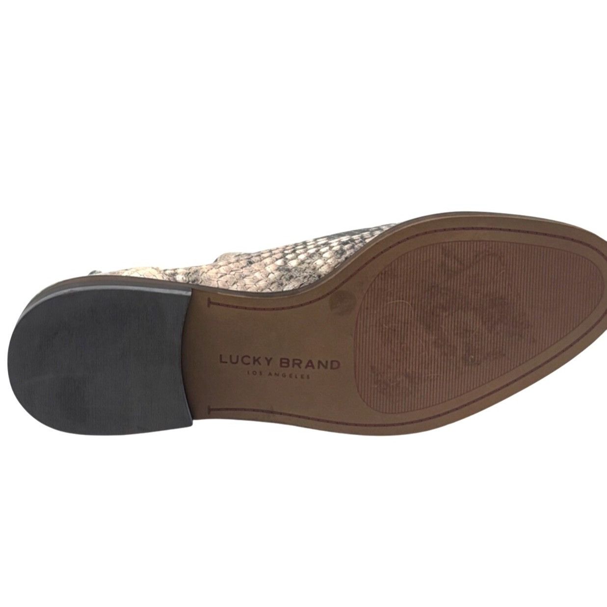 Lucky Brand Lucky Brand Haylia Snake Print Leather Chelsea boots, size 6 Size US 6.5 / IT 36.5 - 4 Thumbnail