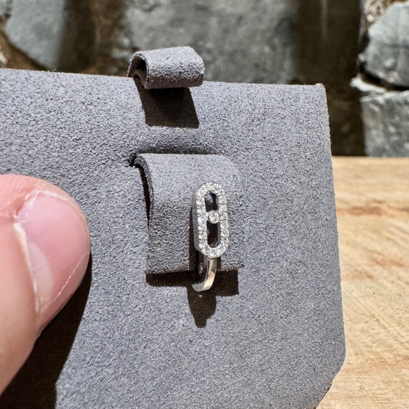 Other Messika White Gold Diamond Move Mini Mono Single Earring Size ONE SIZE - 3 Thumbnail