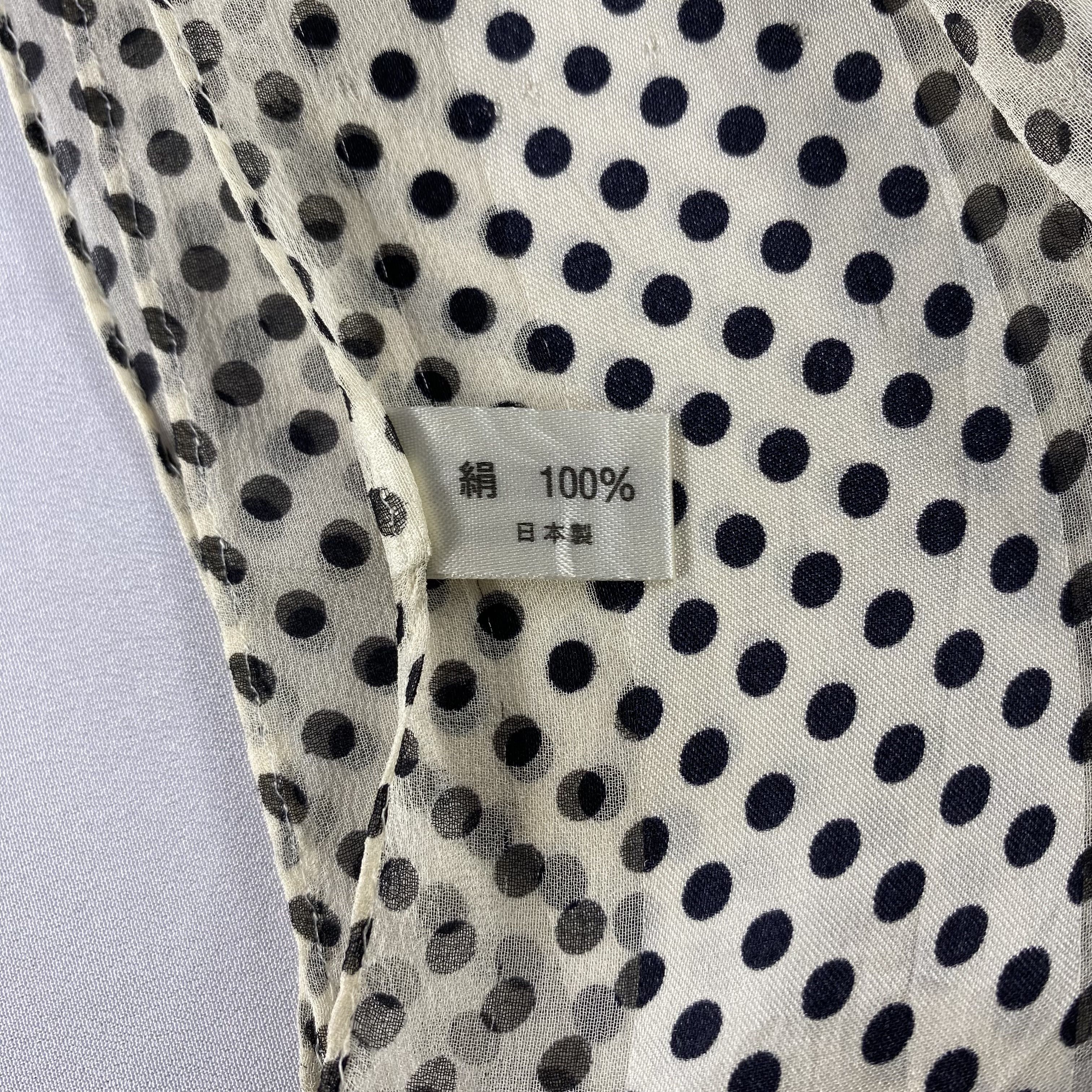 Japanese Brand × Vintage Vintage Polka Dot Silk Scarf SS073 Size ONE SIZE - 5 Thumbnail