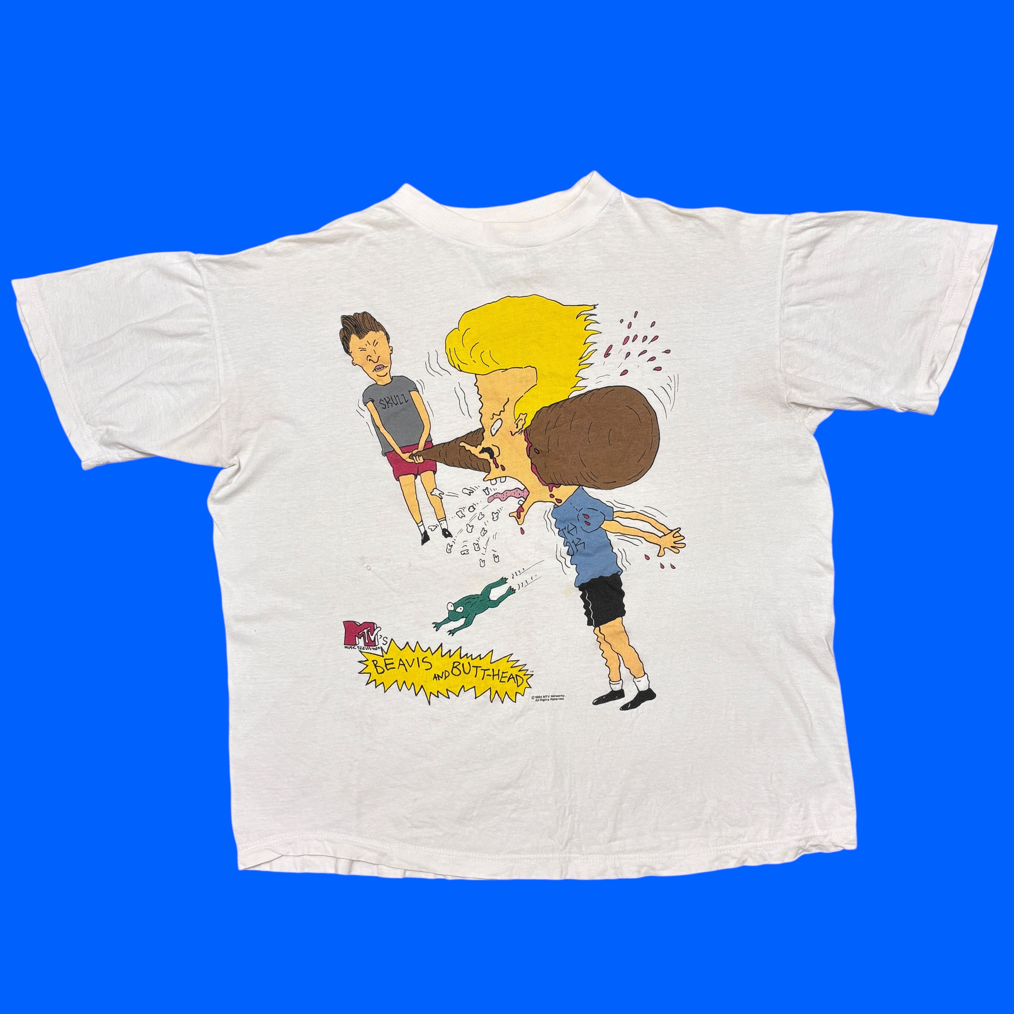 Band Tees × Vintage 1997 Vintage Beavis & Butthead x Rob