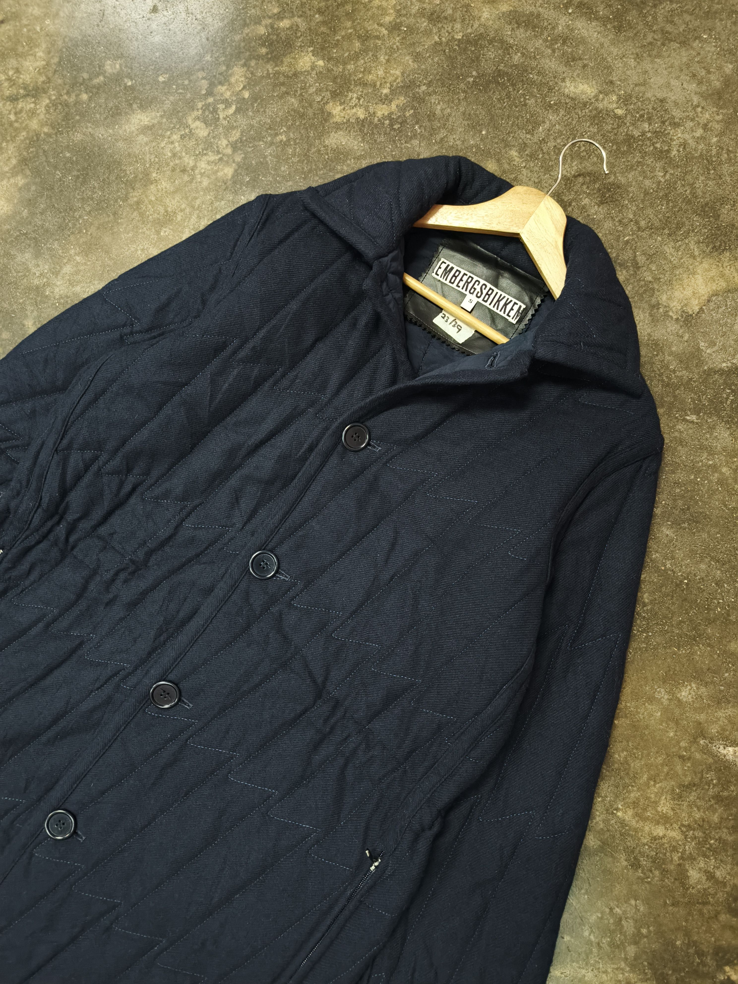 Dirk Bikkembergs EMBERGSBIKKEM by DIRK BIKKEMBERGS QUILTED OVERCOAT JACKET Size US S / EU 44-46 / 1 - 3 Thumbnail
