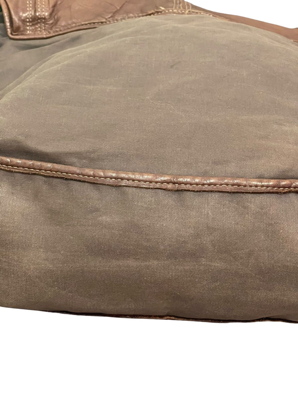 Japanese Brand Leather Patina Cotton Vtg Zer Japan Messenger Bag 1🟩3 Size ONE SIZE - 14 Thumbnail