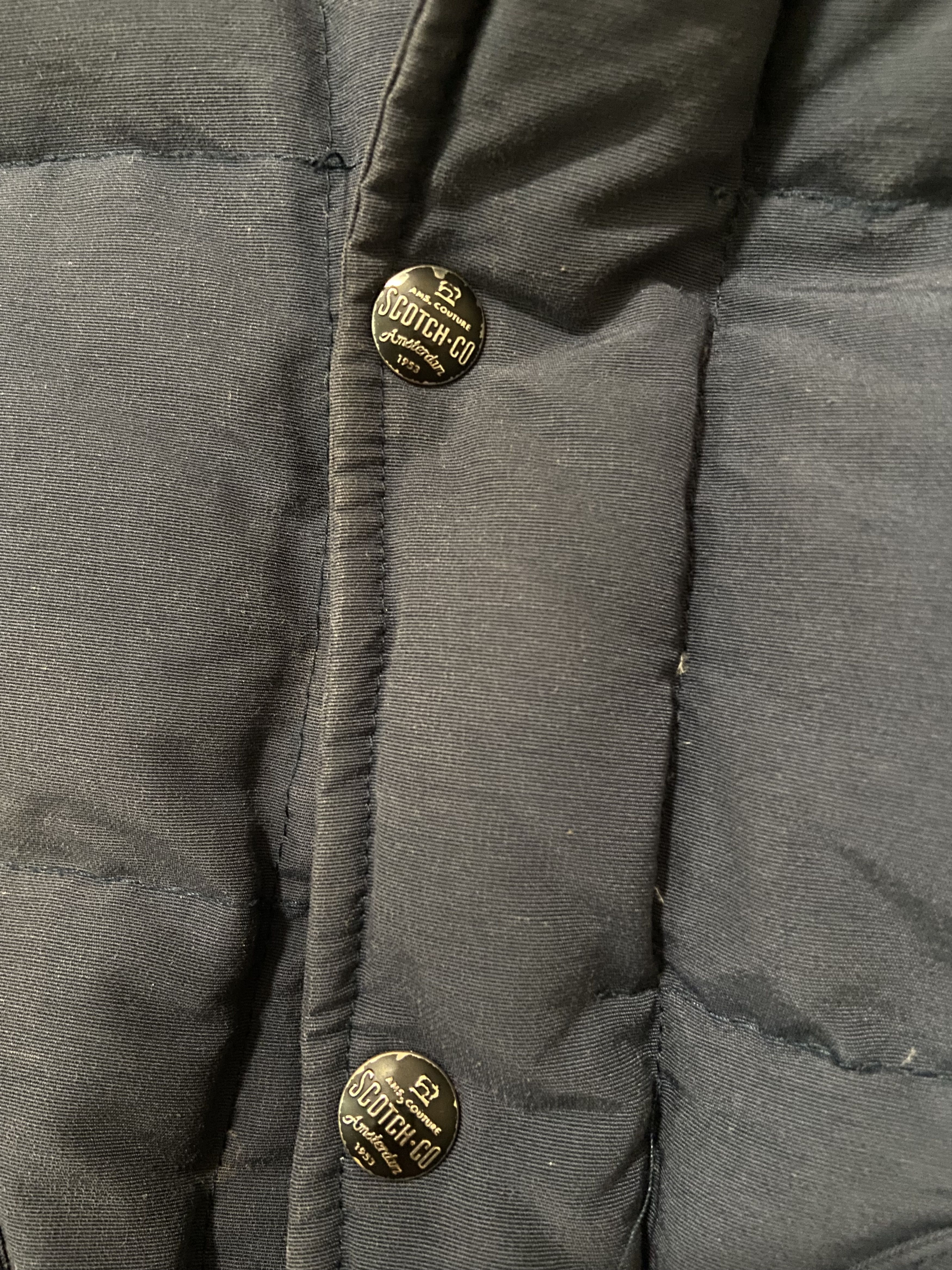 Scotch & Soda Scotch & Soda Gilet Dark Down Leather Down Puffer With Knit Size US S / EU 44-46 / 1 - 4 Thumbnail
