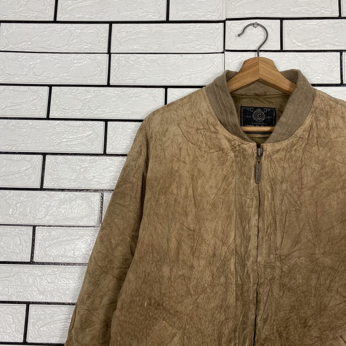 Japanese Brand 📌Vintage Genuine Leather Jacket Comme Ca Ism Big Logo Size US M / EU 48-50 / 2 - 9 Thumbnail
