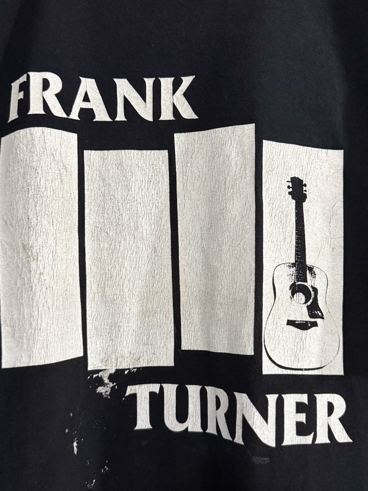 Band Tees Thrashed Paint Vintage Frank Turner English Punk Folk Singer Size US XL / EU 56 / 4 - 2 Thumbnail