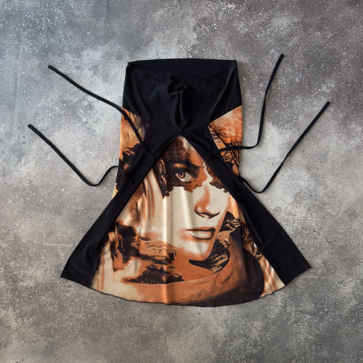 Hysteric Glamour Amazing Y2K Vintage JPG Gaultier Style Mesh Mini Skirt / Top Size 27" / US 4 / IT 40 - 6 Thumbnail