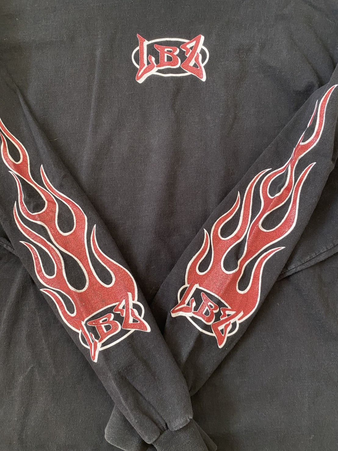Vintage VINTAGE 90s LBZ “OG FLAME JERSEY” Size US L / EU 52-54 / 3 - 5 Thumbnail