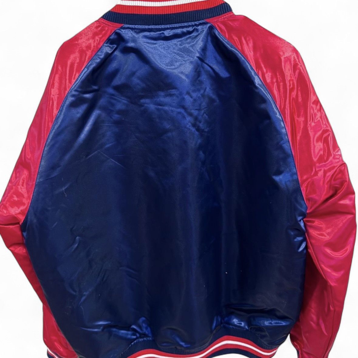Mitchell & Ness Mitchell & Ness St. Louis Satin Bomber Jacket – Size L Size US L / EU 52-54 / 3 - 4 Thumbnail