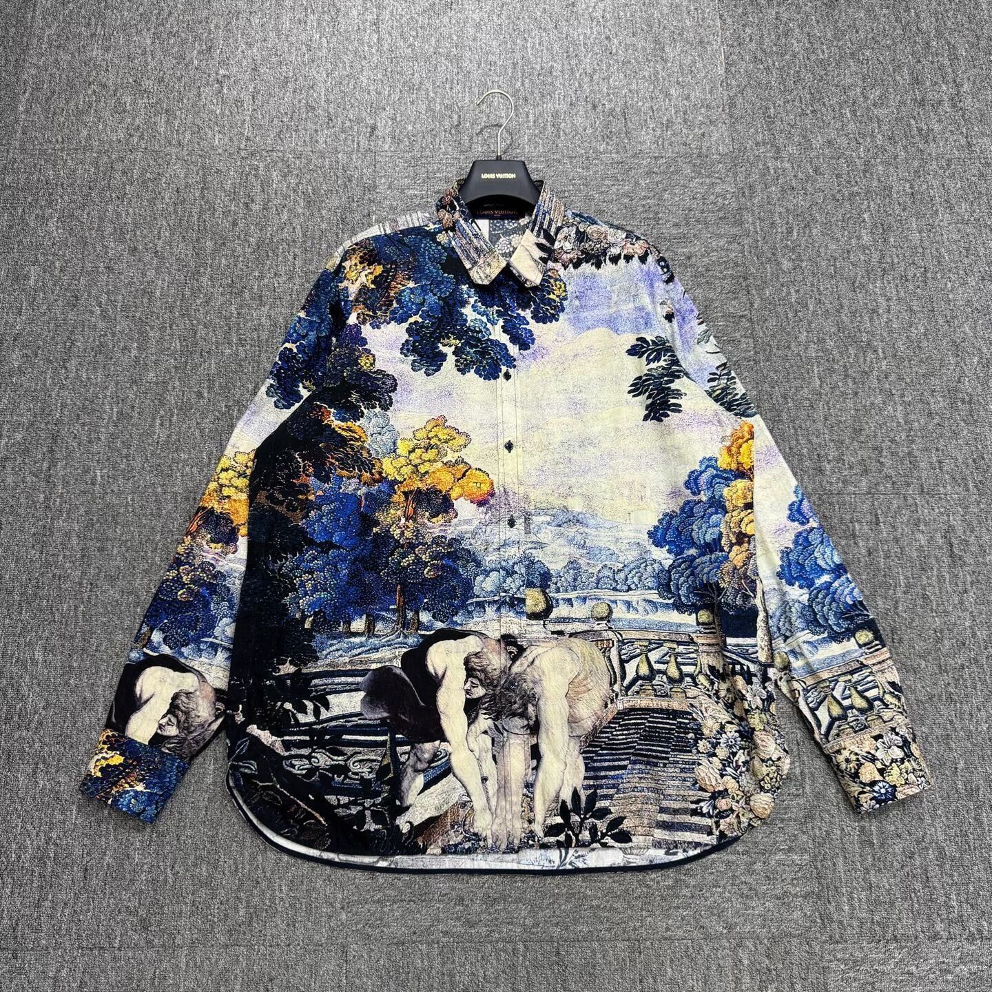 Louis Vuitton louis vuitton oil painting long sleeve shirt. Size US XL / EU 56 / 4 - 1 Thumbnail