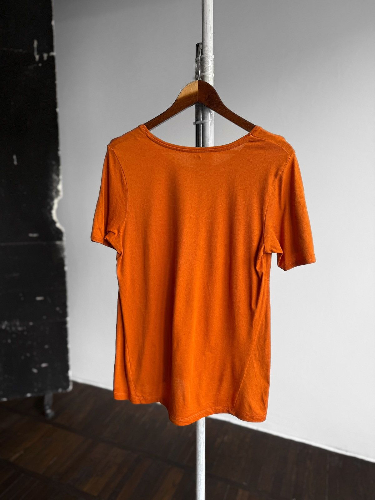 Gudrun Sjoden Gudrun Sjoden Womens Stretch Orange Short Sleeve Tunic Top Size M / US 6-8 / IT 42-44 - 2 Thumbnail