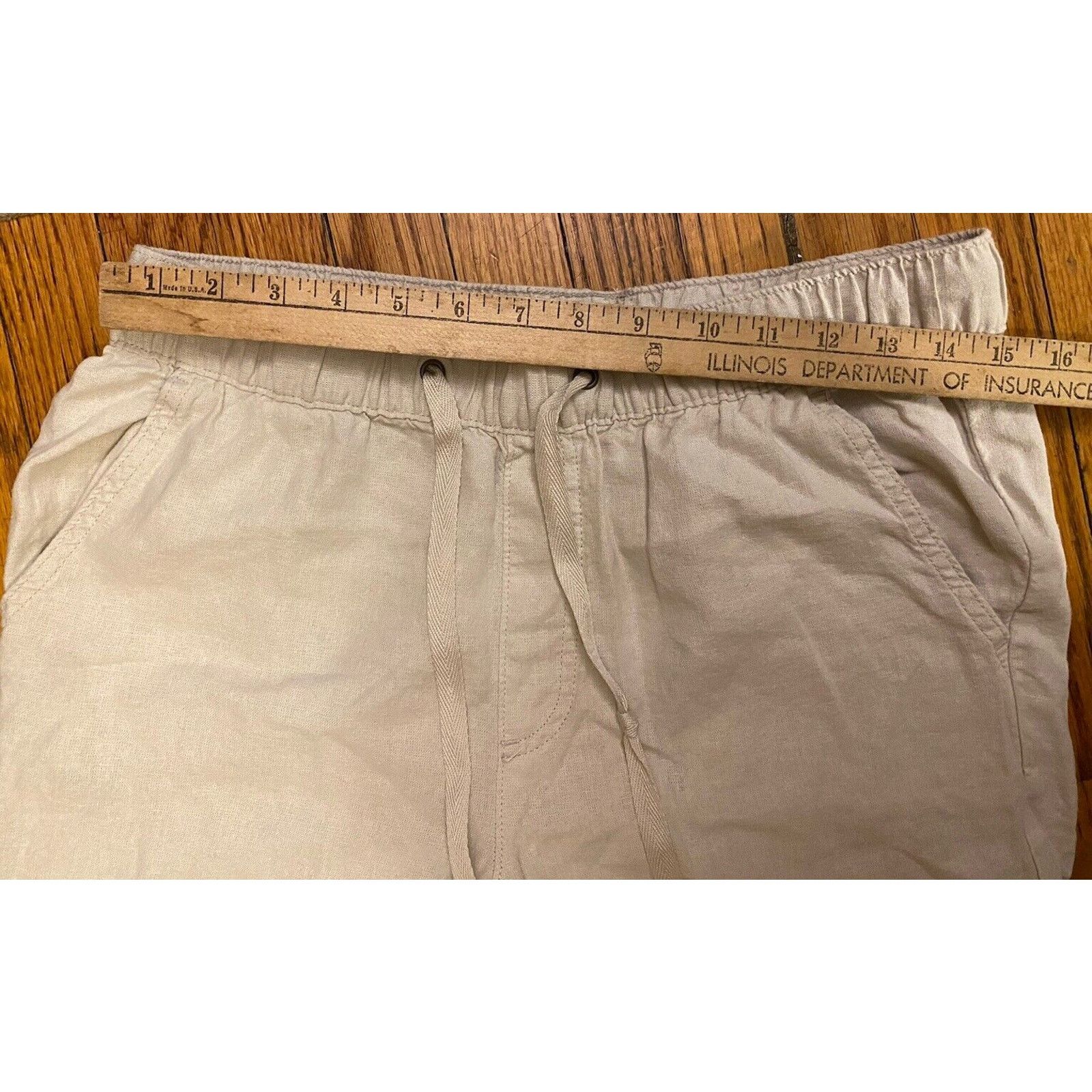 St. Johns Bay St Johns Bay Linen Cargo Jogger Pants Pockets Womens M Ankle Size 30" / US 8 / IT 44 - 6 Thumbnail