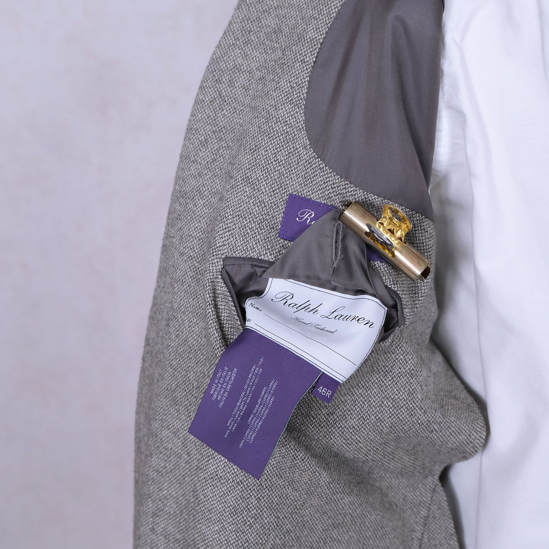 Ralph Lauren Purple Label Ralph Lauren Purple Label, grey-beige jacket, 44UK, rare Size 44R - 6 Thumbnail