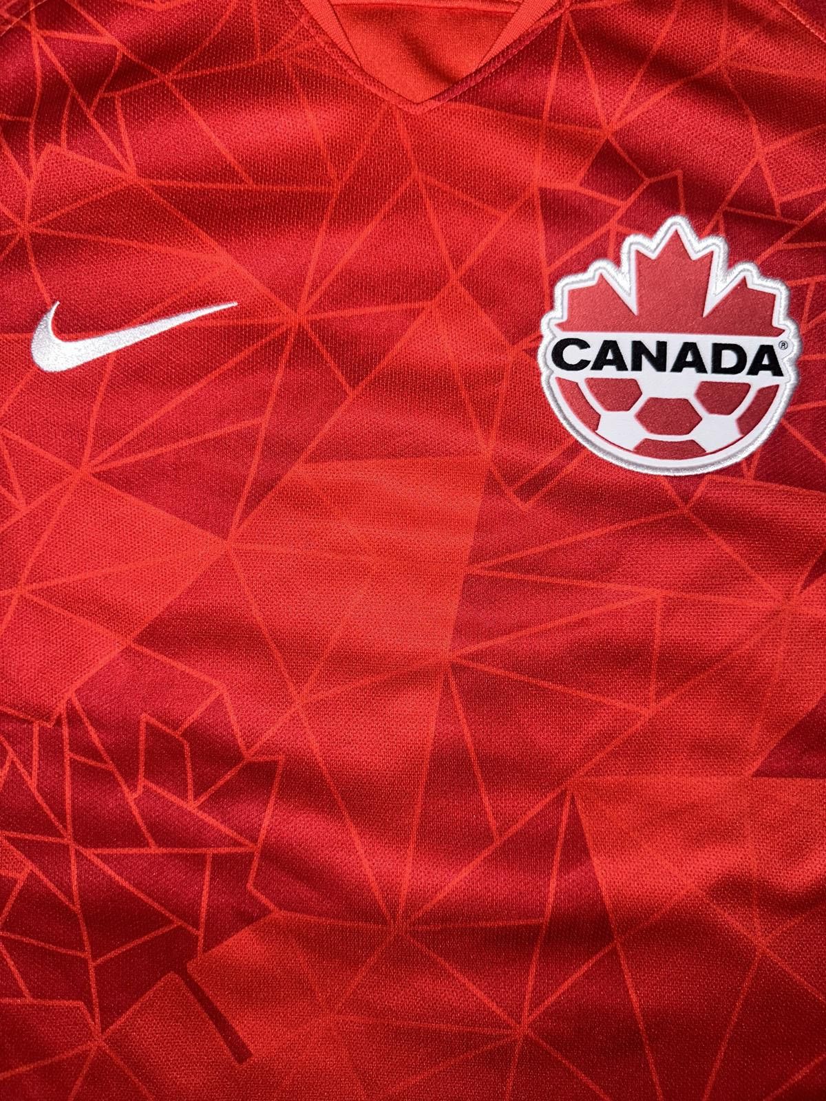 Nike Nike Women’s Canada 2020 Stadium Home Red Jersey Size S / US 4 / IT 40 - 4 Thumbnail