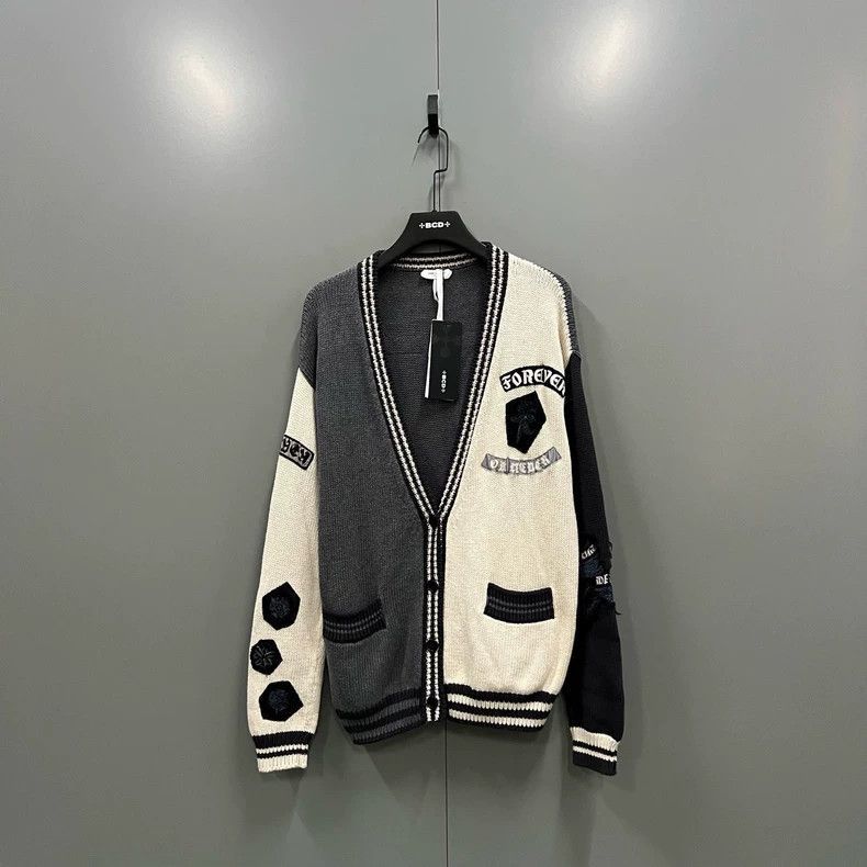 Saint Laurent Paris Saint Laurent Paris Medal Embroidered Cardigan-2506 Size US M / EU 48-50 / 2 - 1 Thumbnail