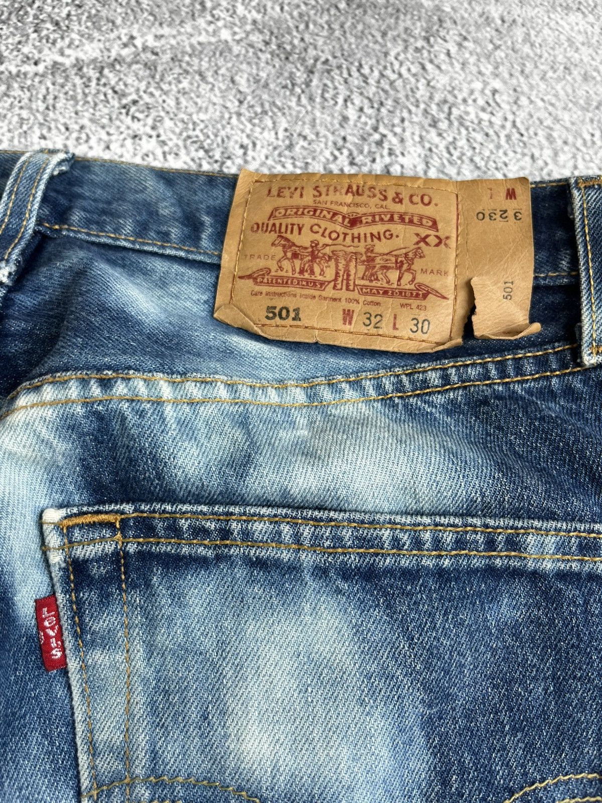 Levi's Vintage Levis 501 Distressed Jeans Size US 32 / EU 48 - 12 Thumbnail