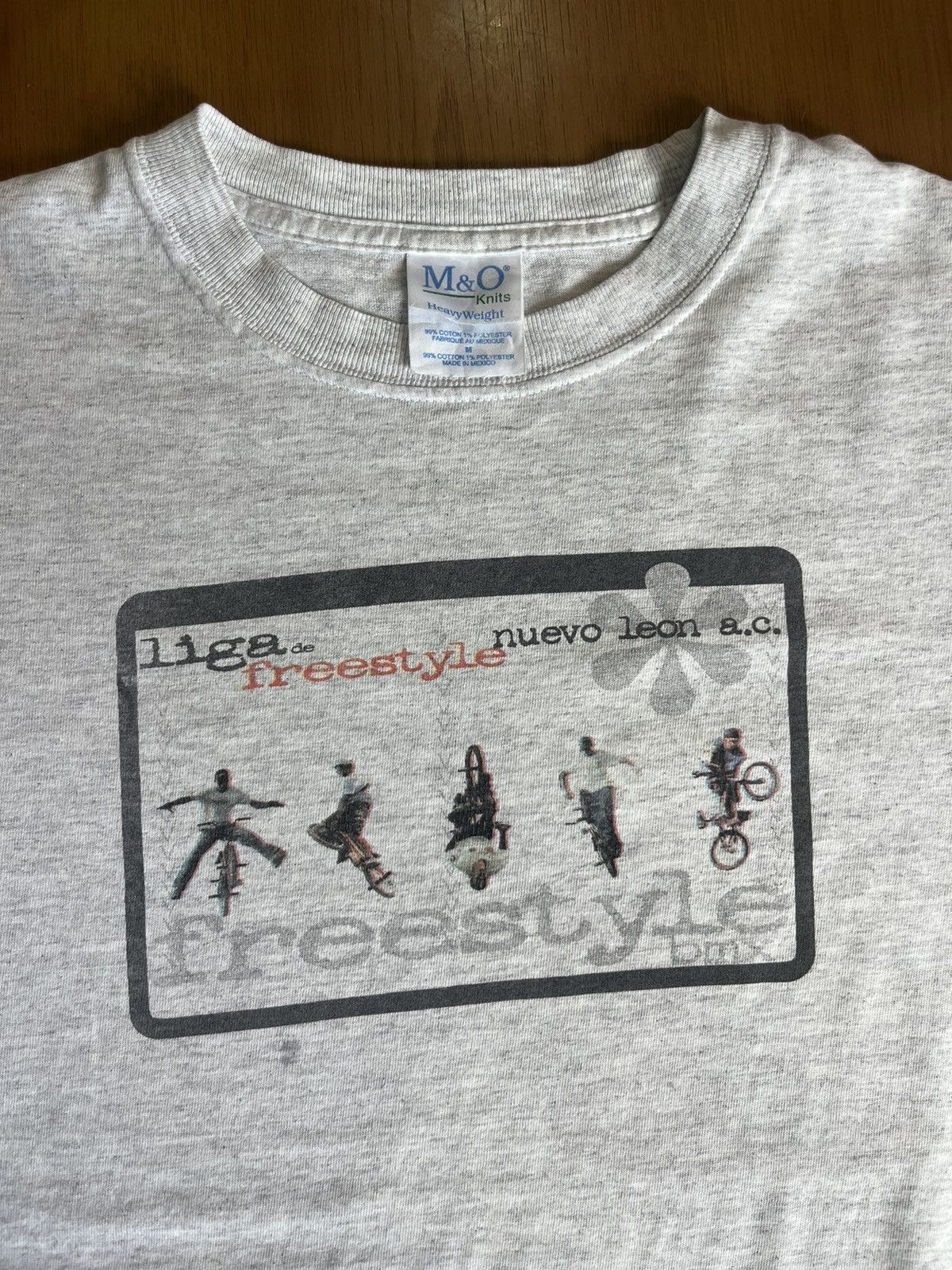 Vintage Vintage BMX Freestyle Liga de nuevo leon a.c. 00’s Tshirt Size US M / EU 48-50 / 2 - 6 Thumbnail