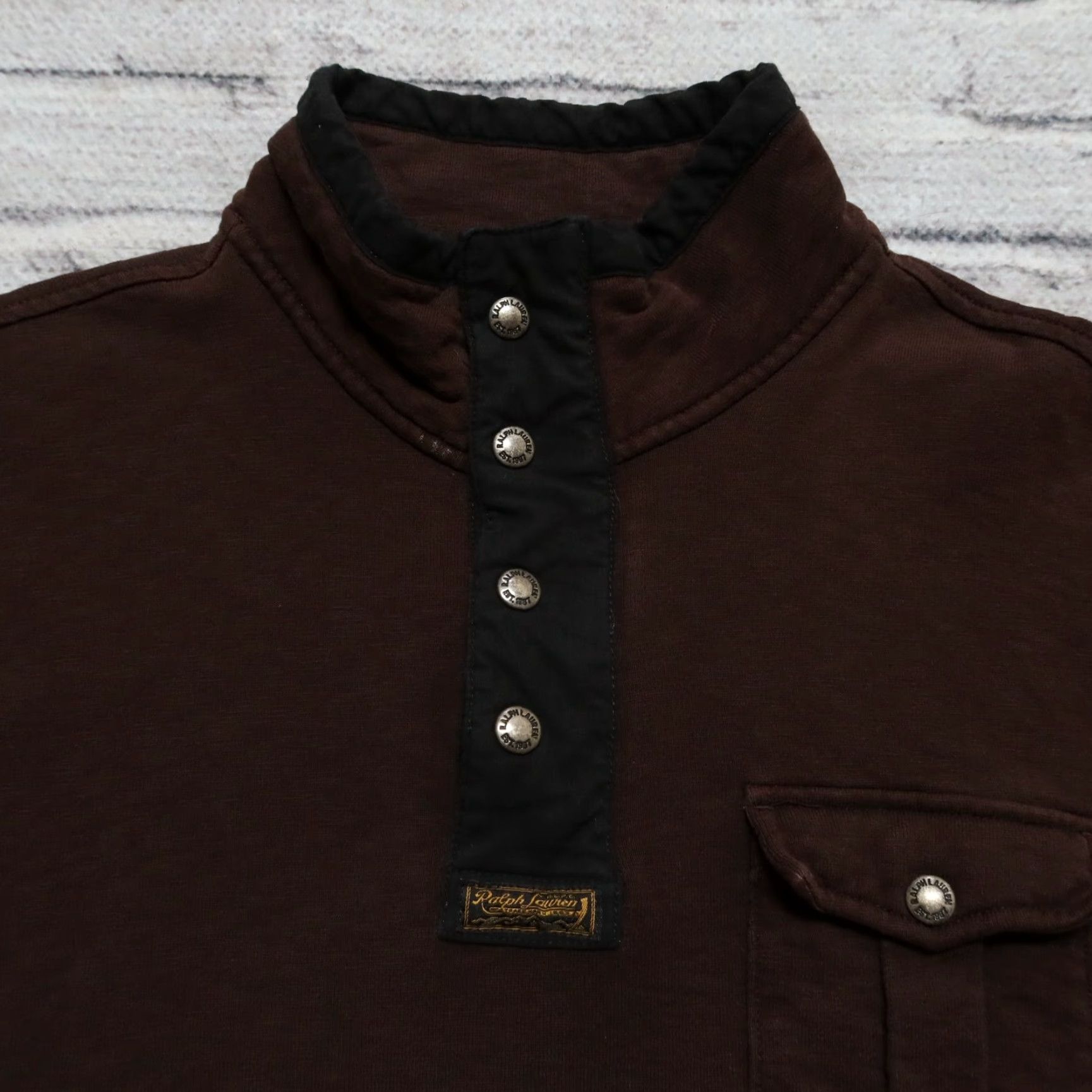 Polo Ralph Lauren Vintage Polo Ralph Lauren Sweatshirt Mens XL Brown Size US XL / EU 56 / 4 - 7 Thumbnail