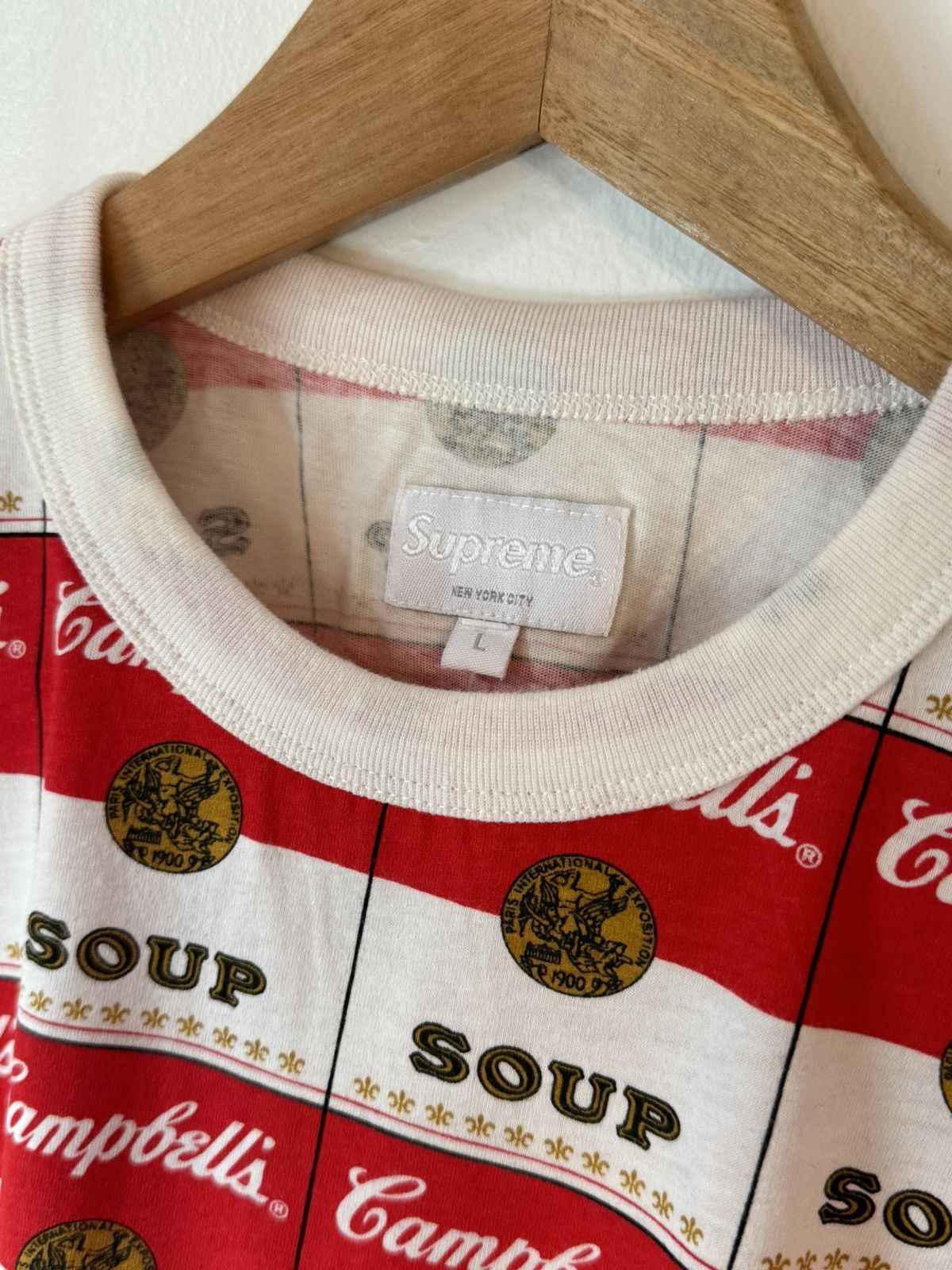 Supreme Supreme Campbell’s Soup T-Shirt - Large / SS12 Size US L / EU 52-54 / 3 - 3 Thumbnail