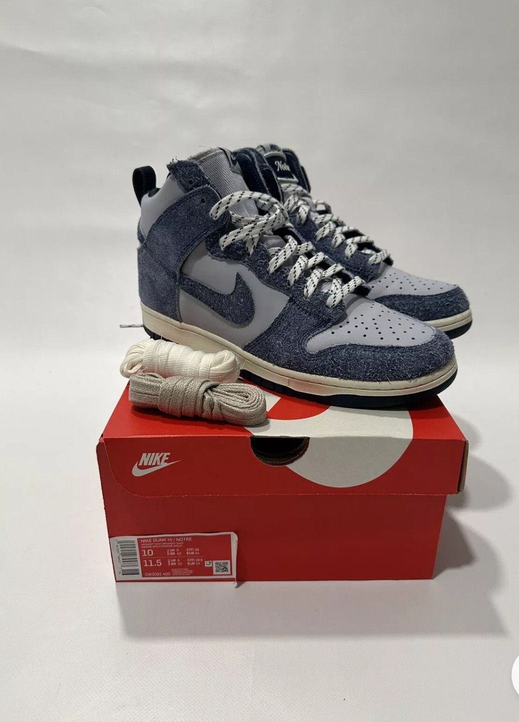 Nike Nike Dunk Hi / Notre Midnight Navy SIZE 10 Size US 10 / EU 43 - 1 Thumbnail