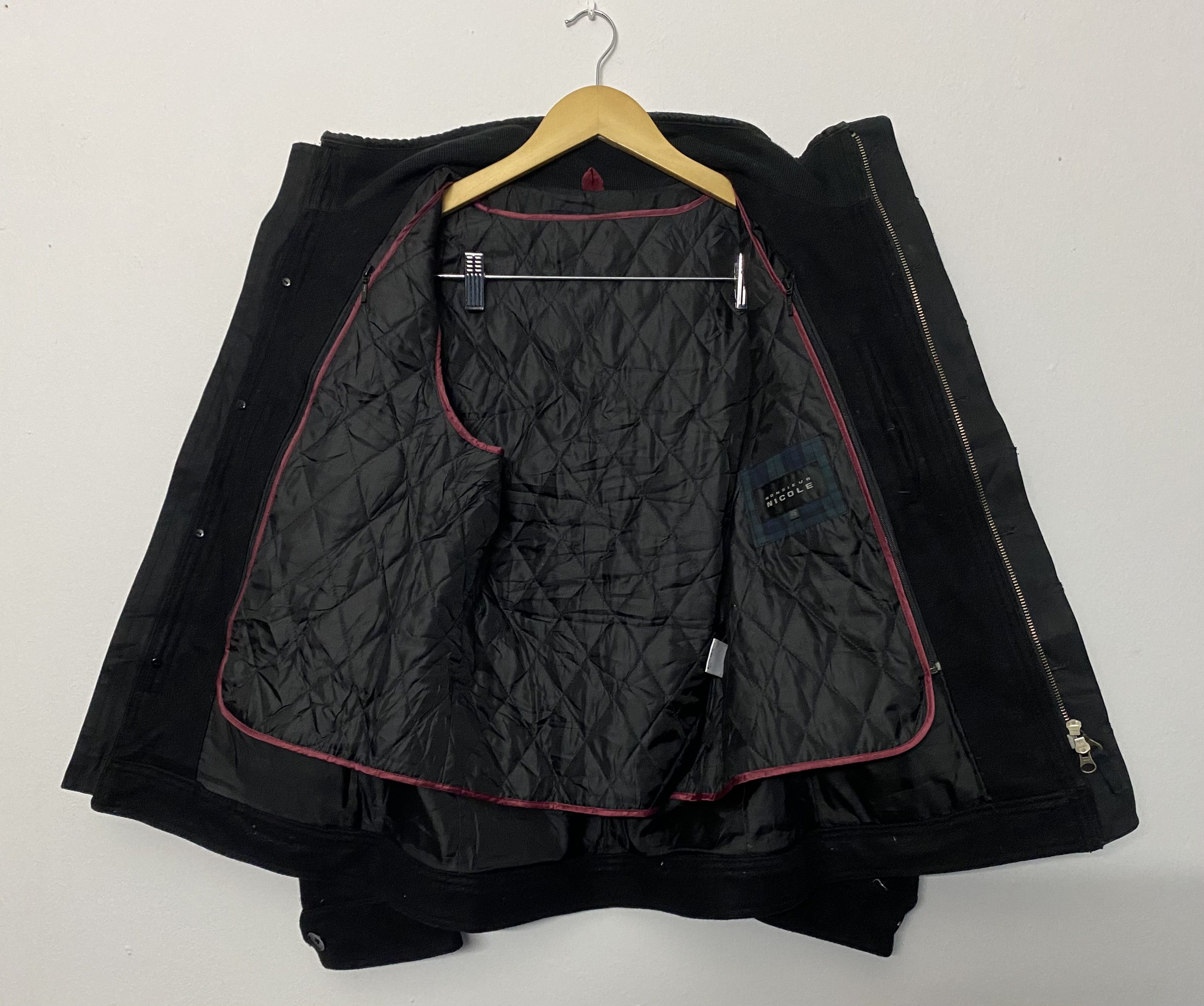 Nicole Club Monsieur Nicole Japanese Brand Wool Military Field Jacket Size US S / EU 44-46 / 1 - 3 Thumbnail