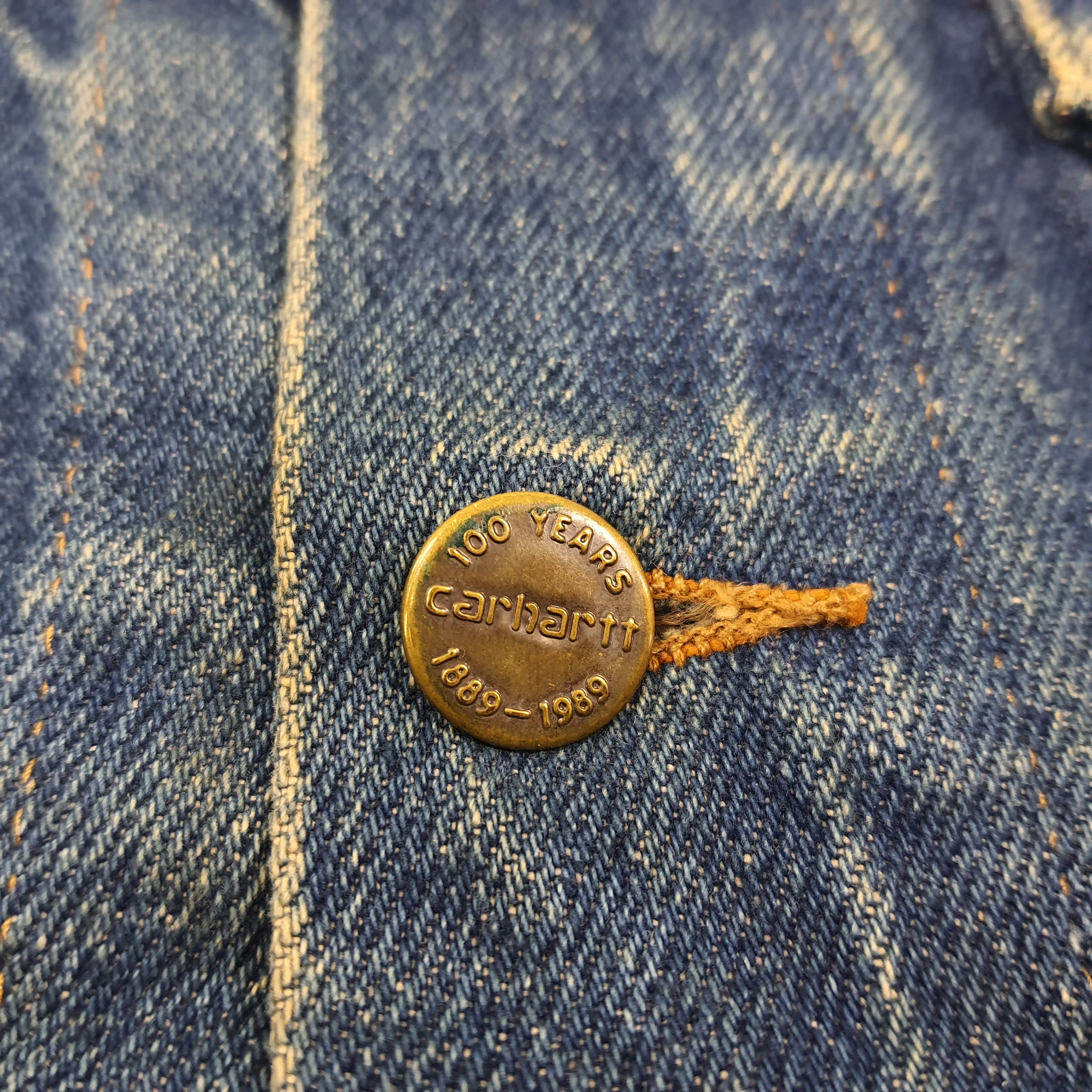 Carhartt × Vintage Vintage Carhartt Button Up Denim Jacket Size US M / EU 48-50 / 2 - 6 Thumbnail