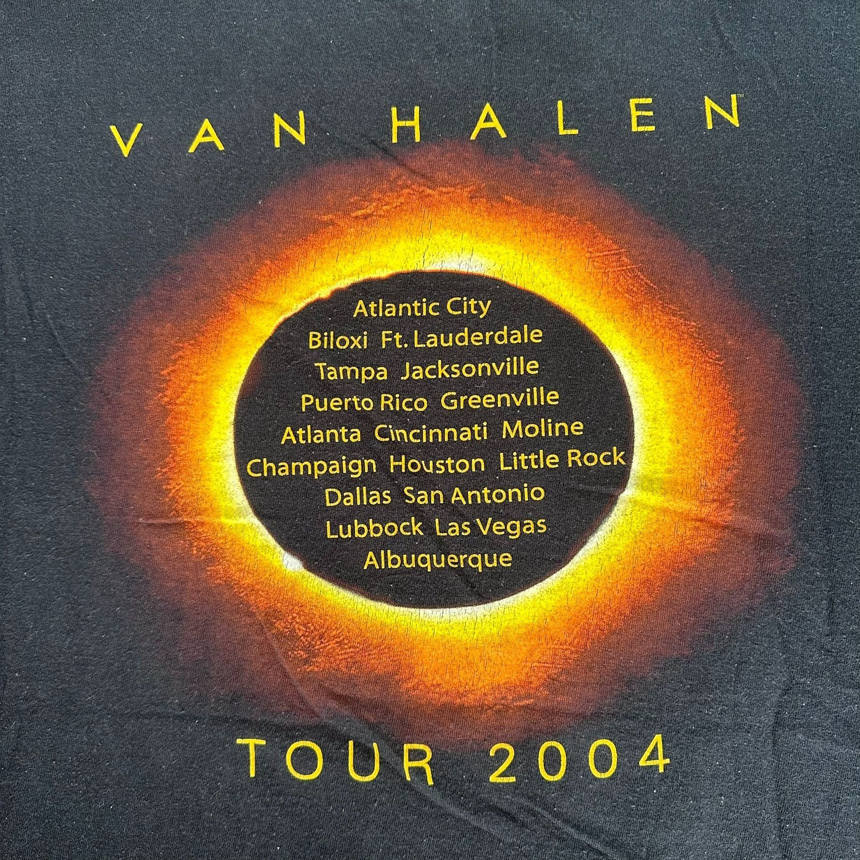 Anvil Vintage Y2K Van Halen Tour 2004 T-Shirt Rock Band Logo Tee Size US XL / EU 56 / 4 - 5 Thumbnail