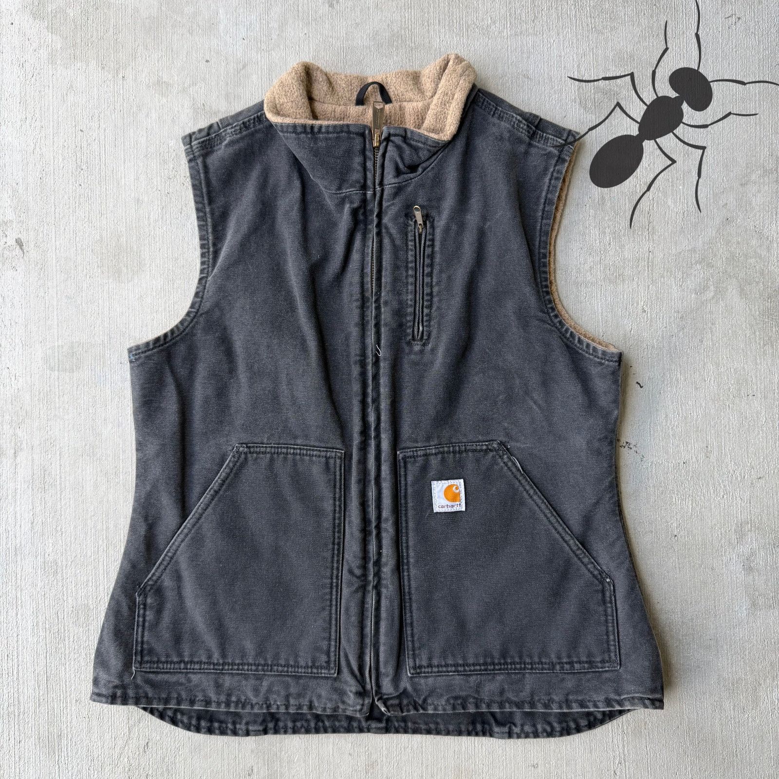 Carhartt × Vintage Carhartt WOMENS WV001 black work wear vest Size US M / EU 48-50 / 2 - 1 Thumbnail