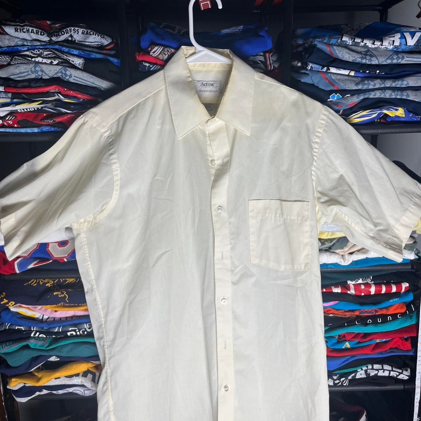 Arrow Vintage white button up shirt Size US L / EU 52-54 / 3 - 1 Thumbnail