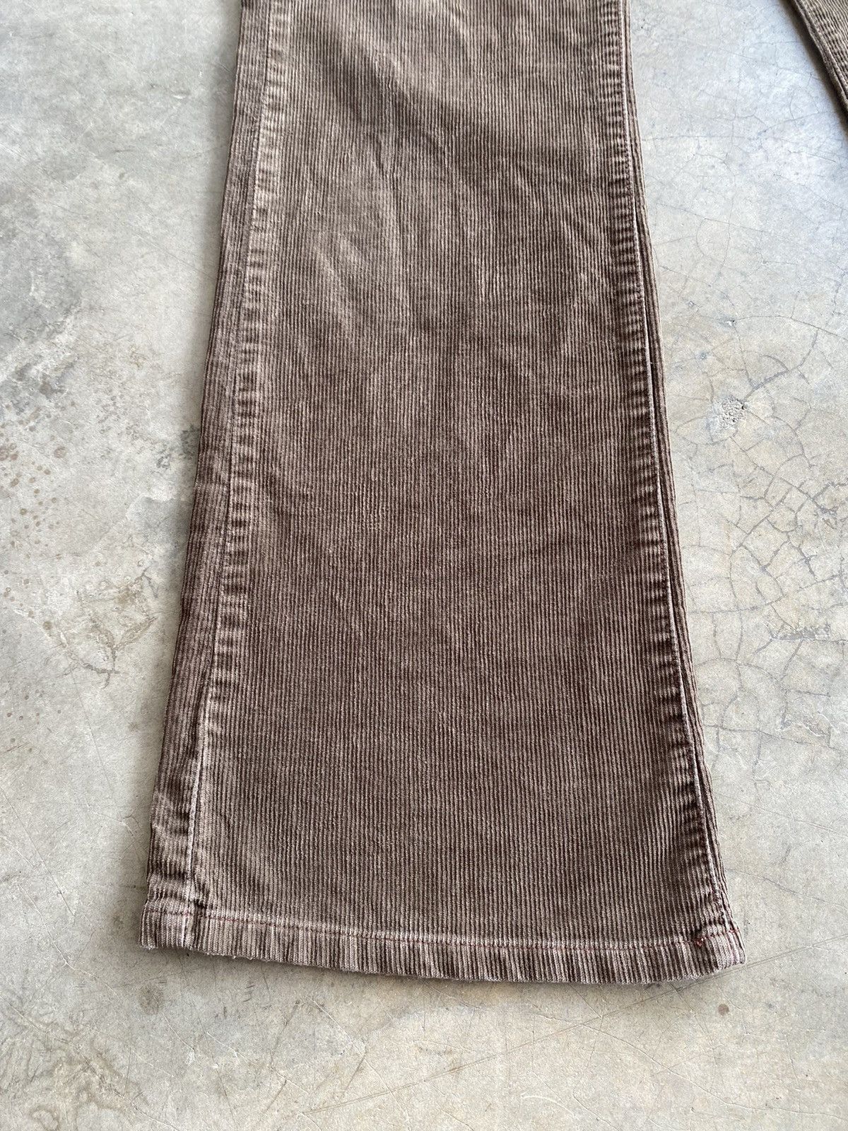 If Six Was Nine Flare Jeans Polo Ralph Lauren Velvet Corduroy 231 Size 30" / US 8 / IT 44 - 4 Thumbnail