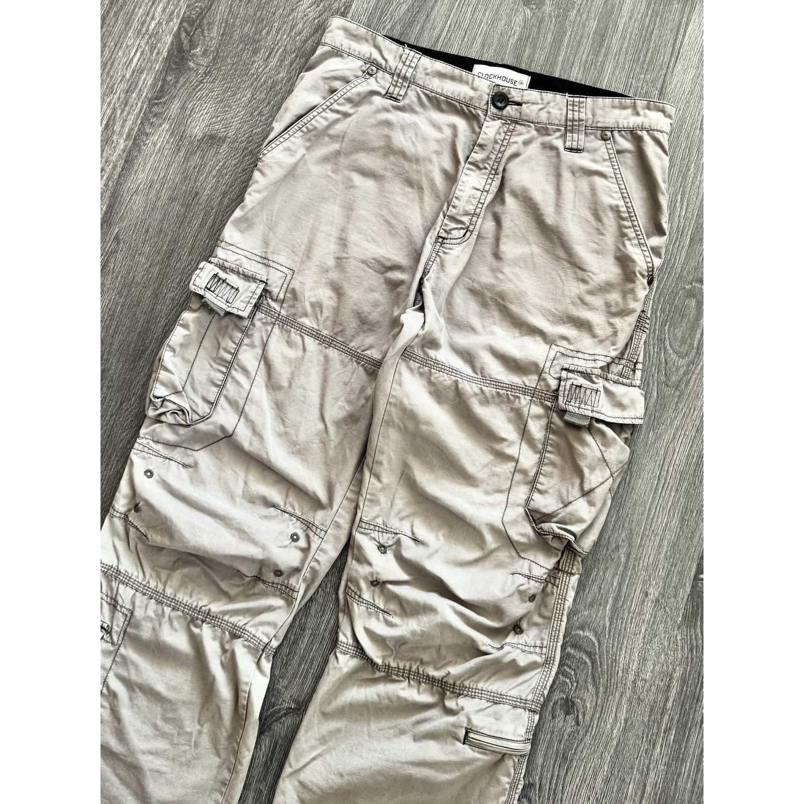 Japanese Brand Y2K Vintage parachute pants with drawstring cuffs Size US 32 / EU 48 - 3 Thumbnail