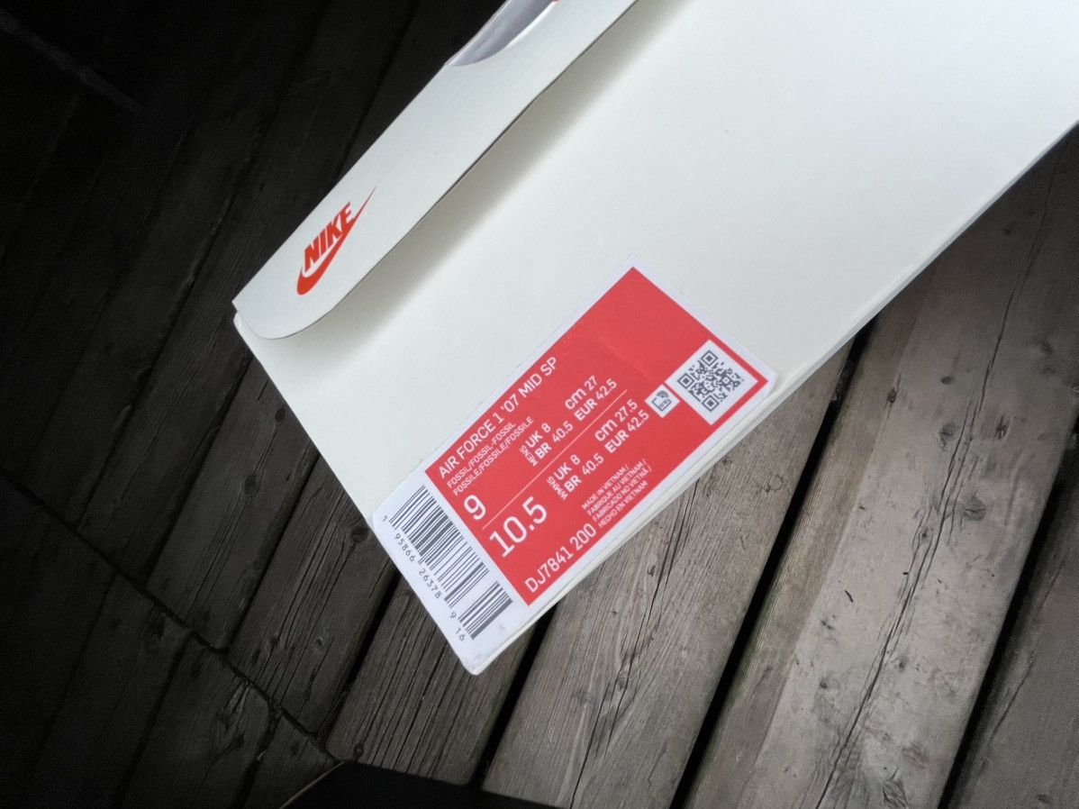 Nike × Stussy Stussy X Nike Air Force 1 OG ALL Beige Size US 9 / EU 42 - 7 Thumbnail