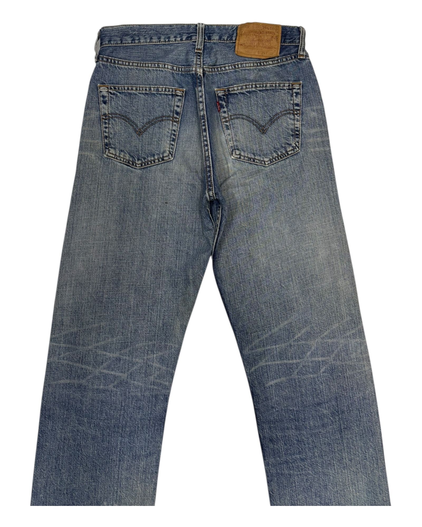 Levi's Vintage Levis 501 Distressed Denim Faded Jean Size US 29 - 6 Thumbnail