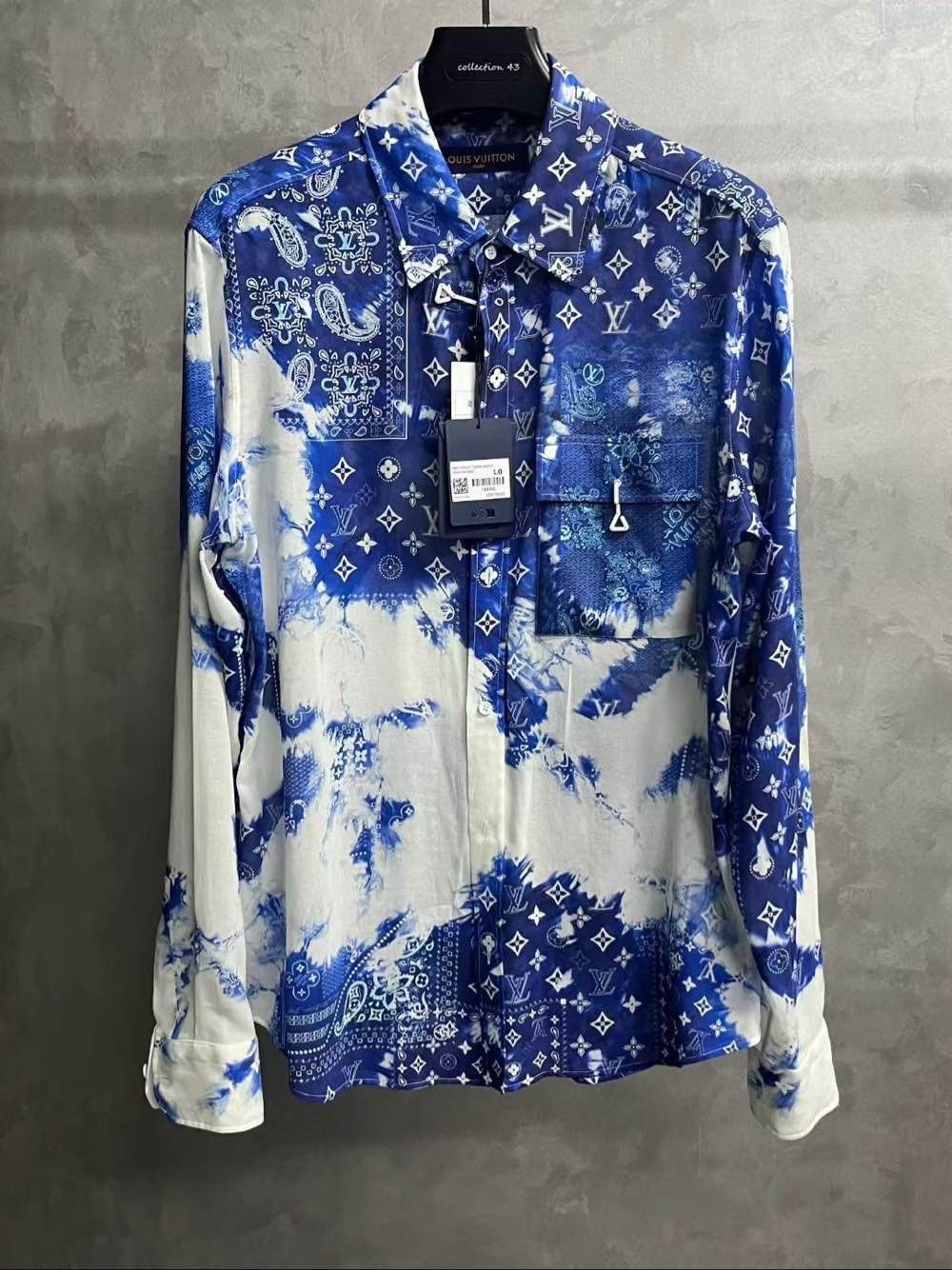 Louis Vuitton Louis Vuitton Monogram Tie-Dye Shirt Size L Size US L / EU 52-54 / 3 - 1 Thumbnail