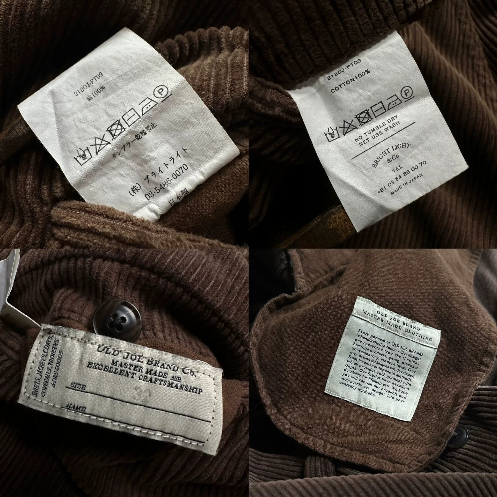 Old Joe OLD JOE Distressed Corduroy Pants Size US 32 / EU 48 - 7 Thumbnail