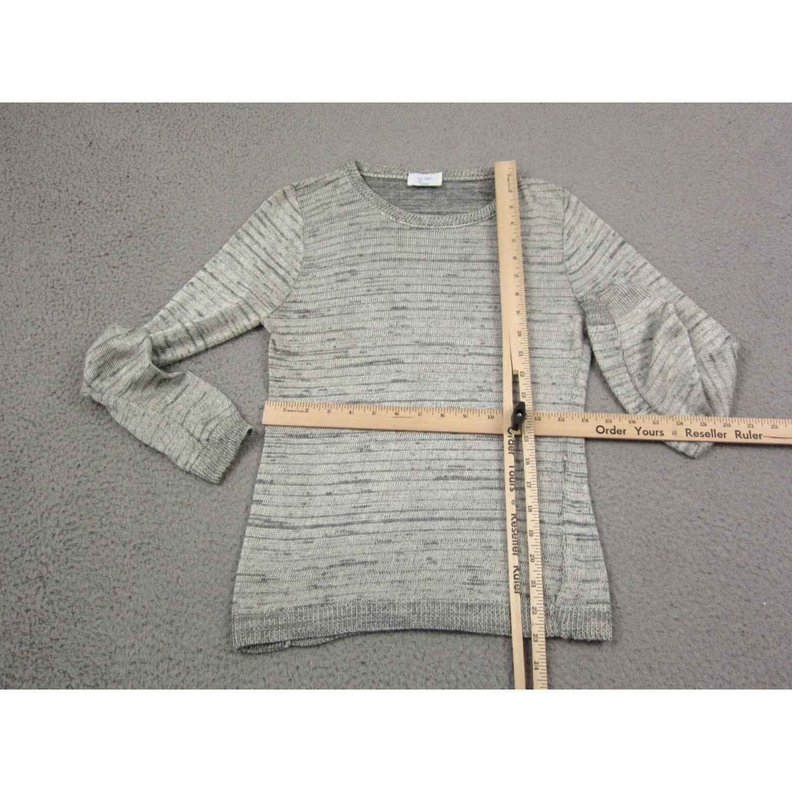 Sears Sears Sweater Womens XS Gray Knit Crew Neck Pullover Vintage 60s 70s 80s All Seasons Ladies Regular Vintage Size S / US 4 / IT 40 - 6 Thumbnail