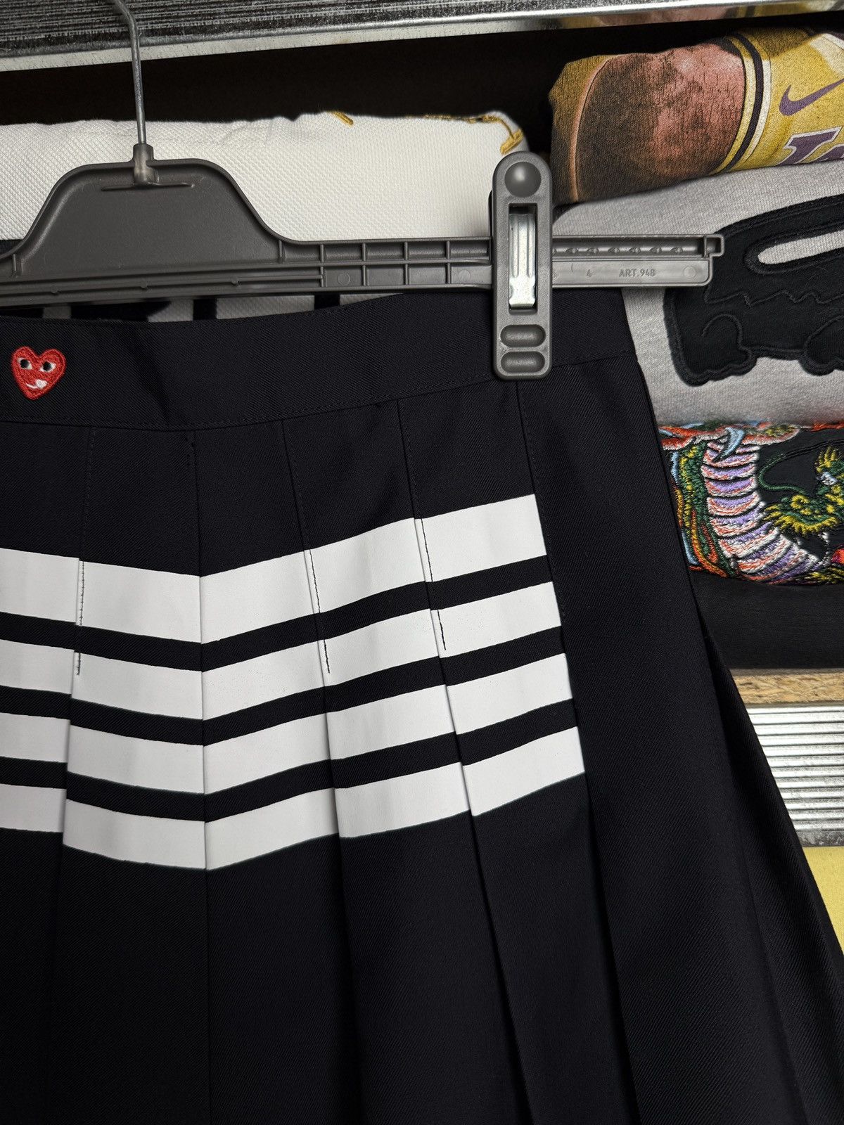Comme des Garcons PLAY Play Comme des Garcons Black Japan Skirt Size 30" / US 8 / IT 44 - 7 Thumbnail