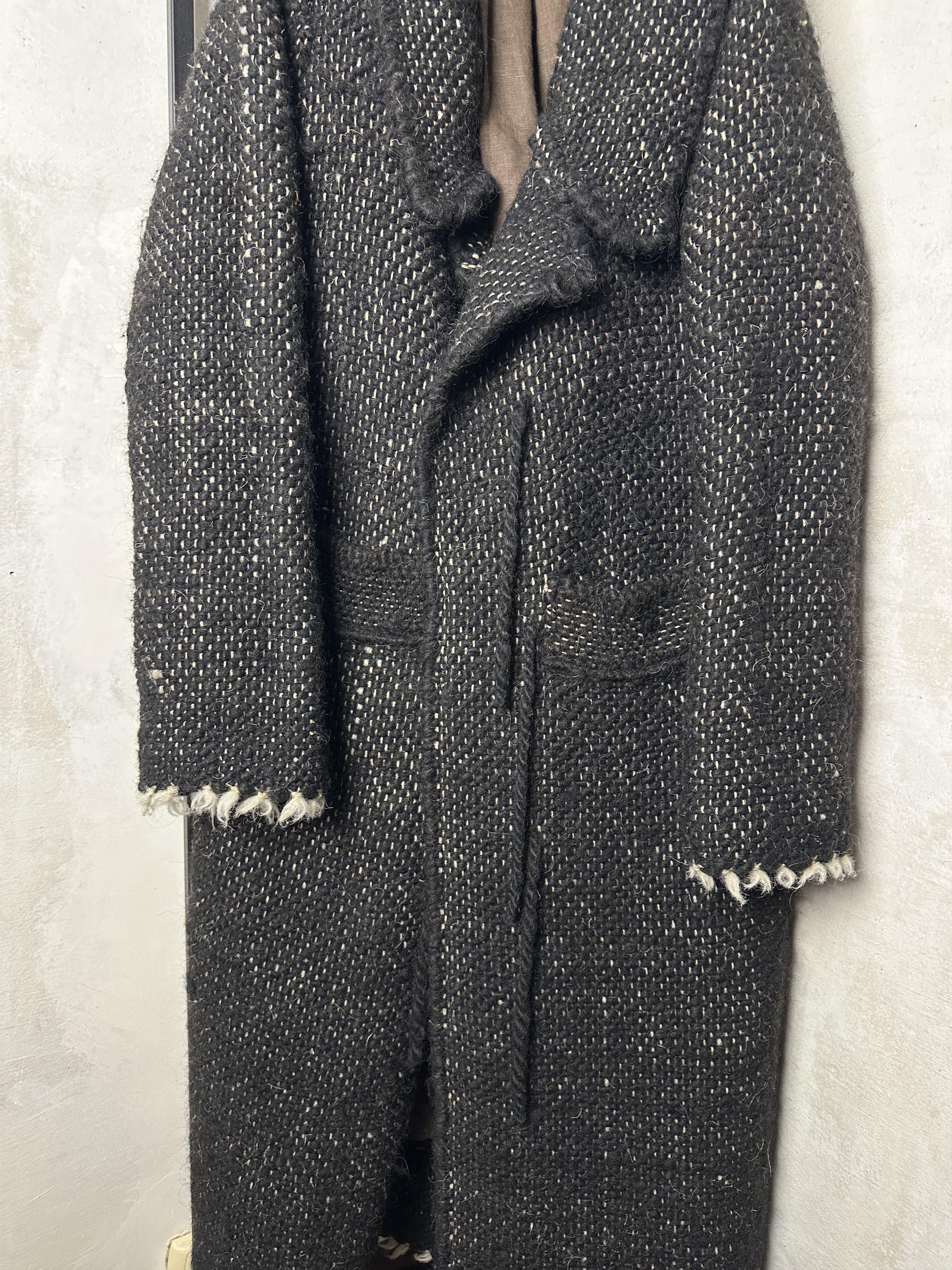 Other Avant Garde like Issey Miyake Heavy Thick Wool Maxi Coat Size M / US 6-8 / IT 42-44 - 3 Thumbnail