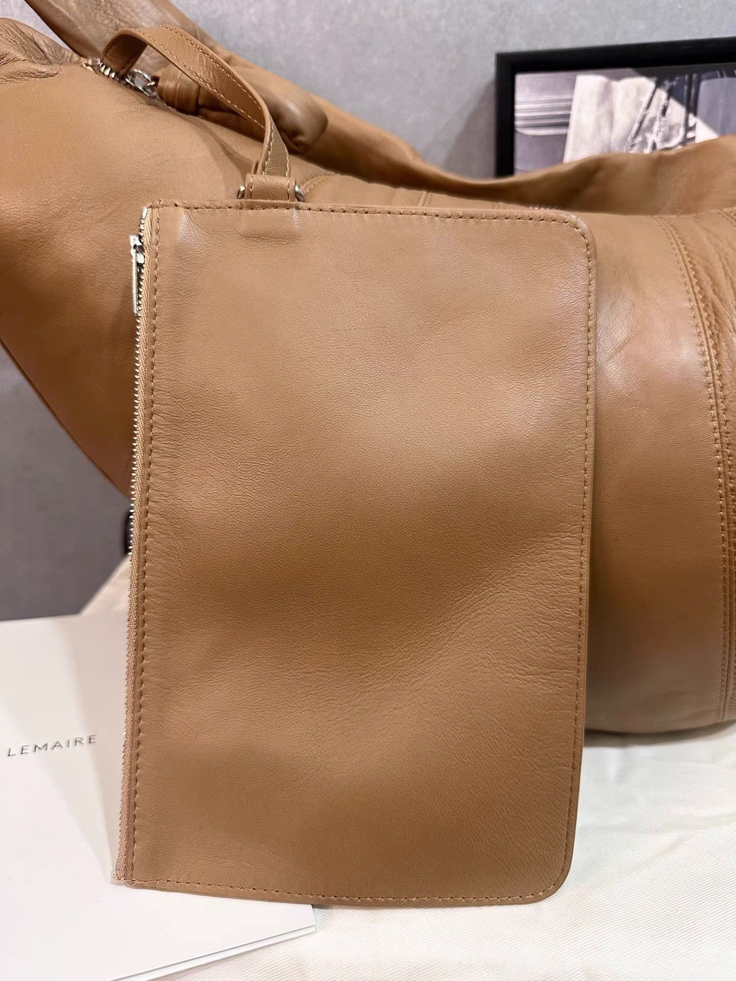 Lemaire Lemaire Large Lambskin Croissant Bag K34 Size ONE SIZE - 5 Thumbnail