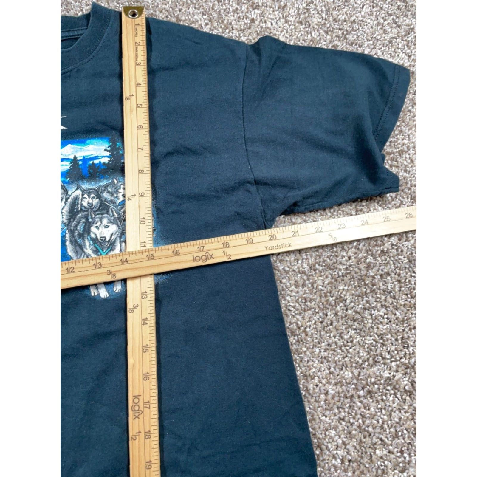 Anvil Vintage Tok Alaska Dog Sled T-Shirt Men Large Black Outdoor Nature Logo Graphic 90s Size US L / EU 52-54 / 3 - 6 Thumbnail