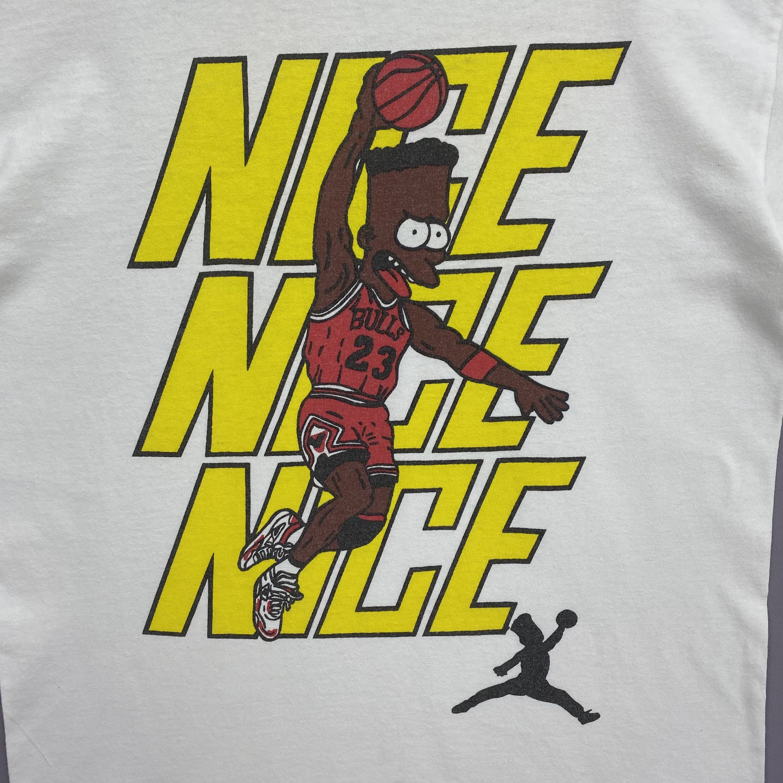 Vintage Vintage 90s Nice Tshirts Chicago Bull Michael Air Jordan Tee Size US M / EU 48-50 / 2 - 2 Thumbnail