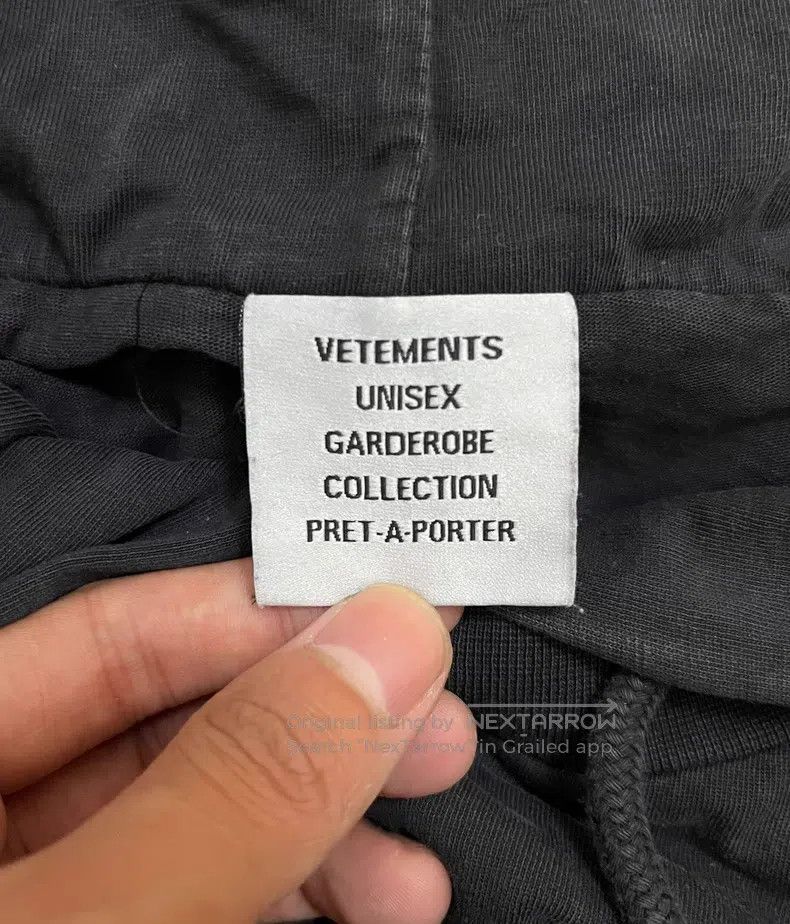 Vetements Vetements Double-layer hoodie to protect the Earth Size US S / EU 44-46 / 1 - 3 Thumbnail